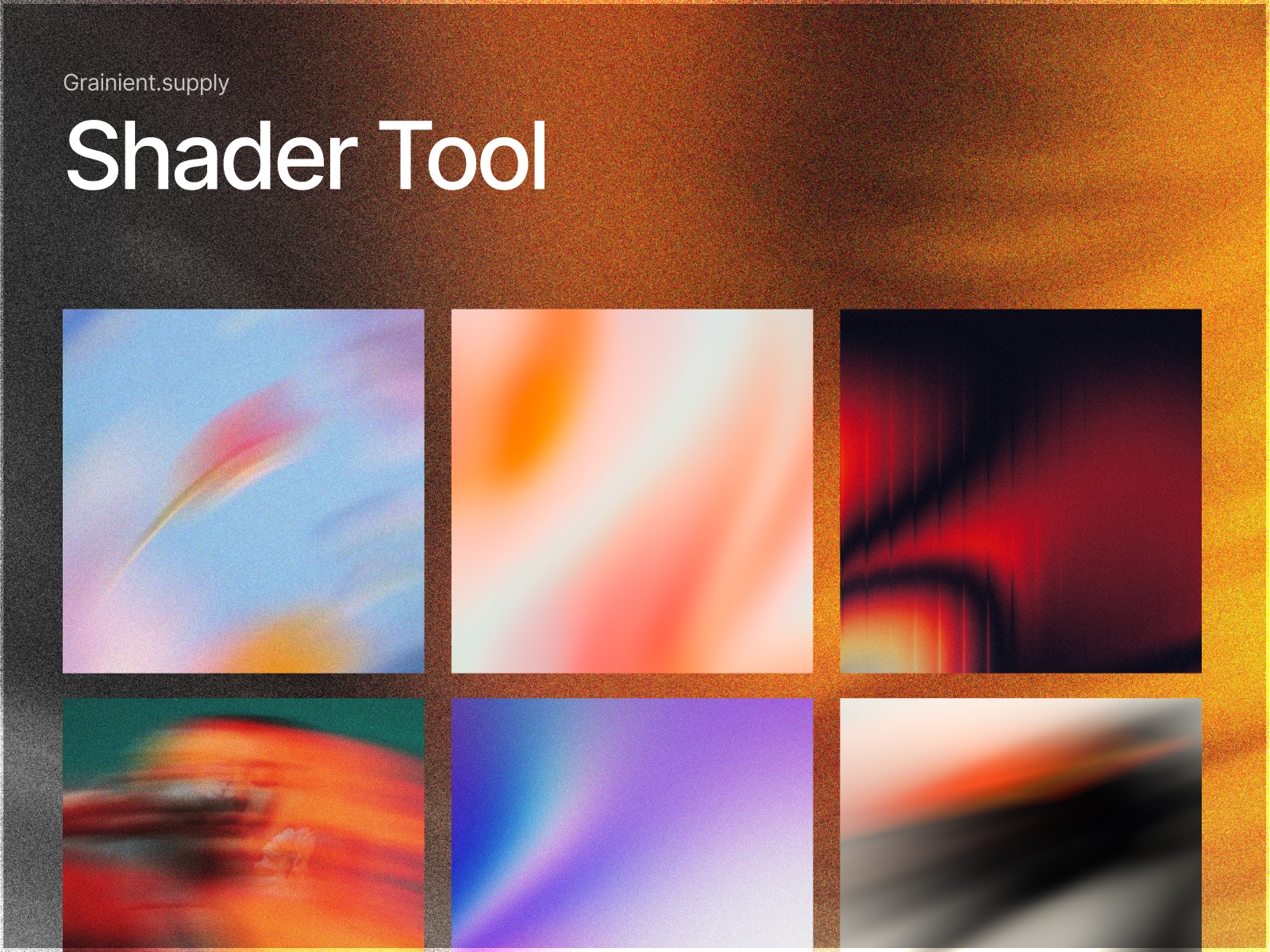 Animated Gradients & Shader Tool - Grainient