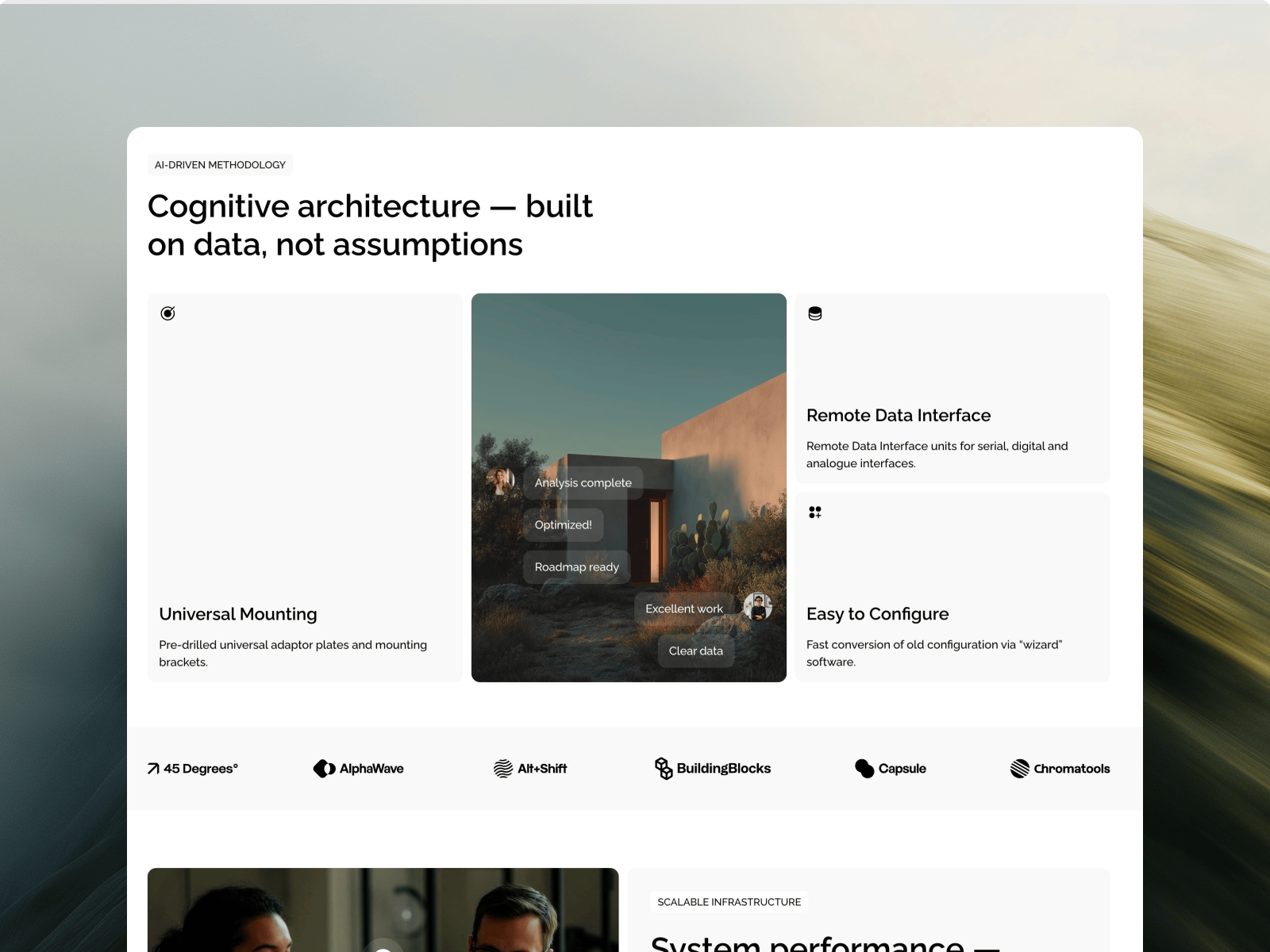 Lumières — A premium template for tech teams.