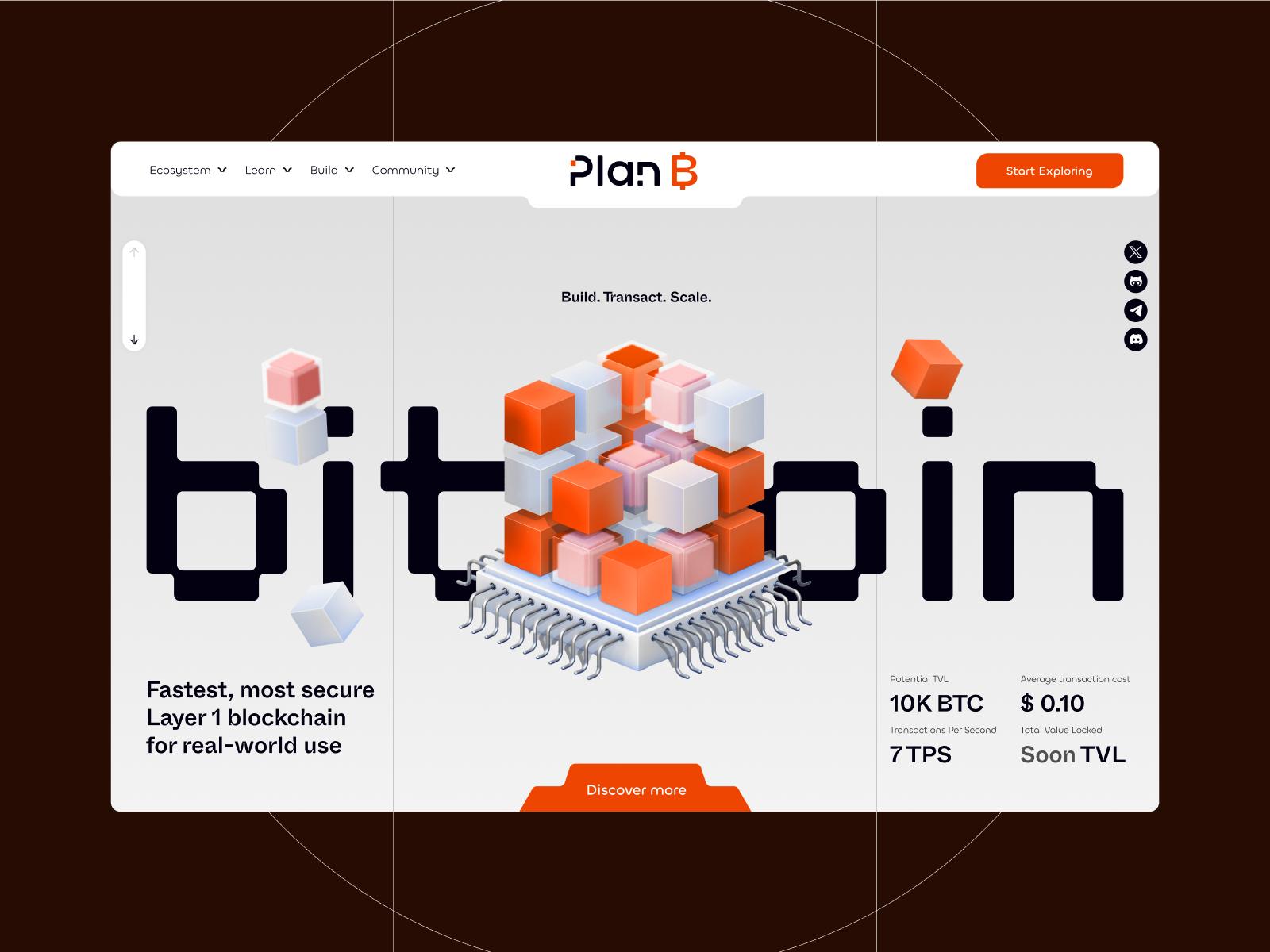 Plan B — Bitcoin-Native Layer 1 Blockchain