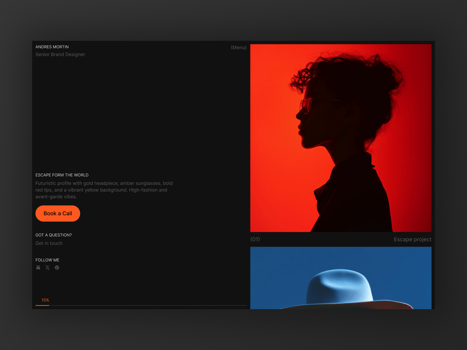 Matte — Portfolio template for Agencies