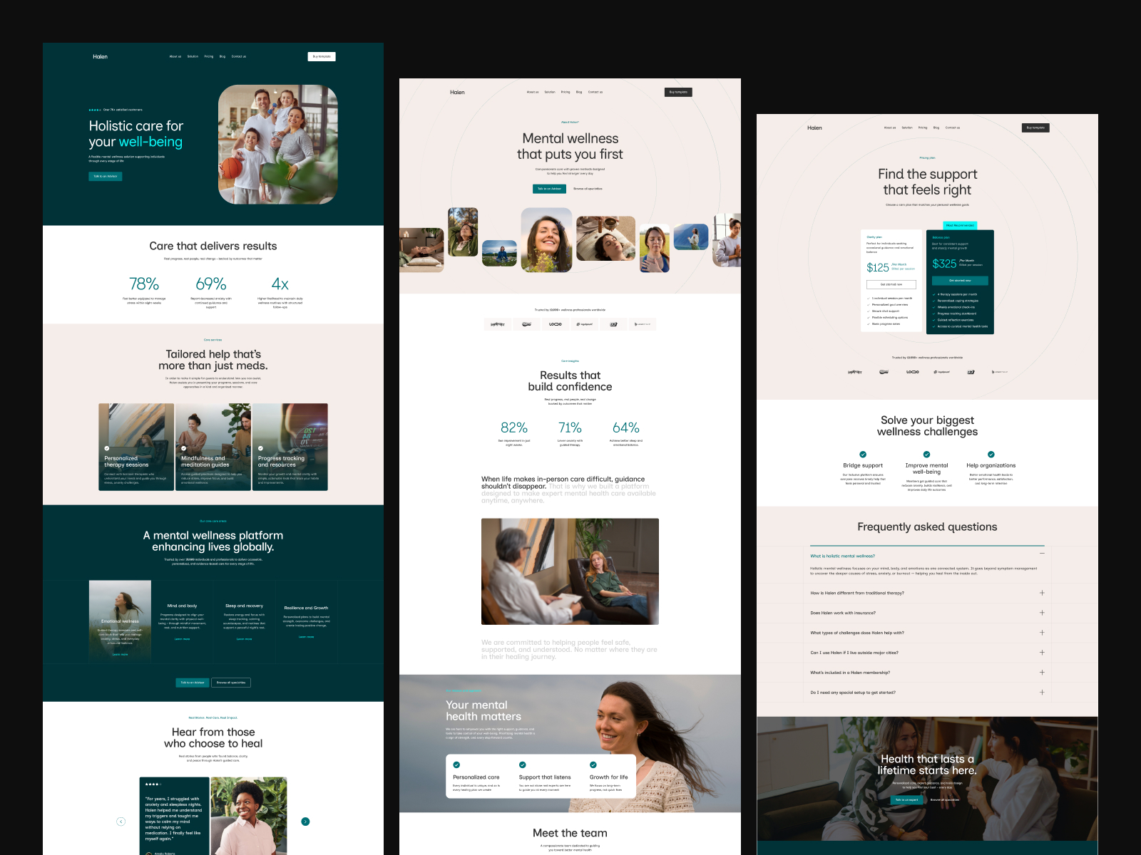 Avyora — Mental Health & Wellness Webflow Template