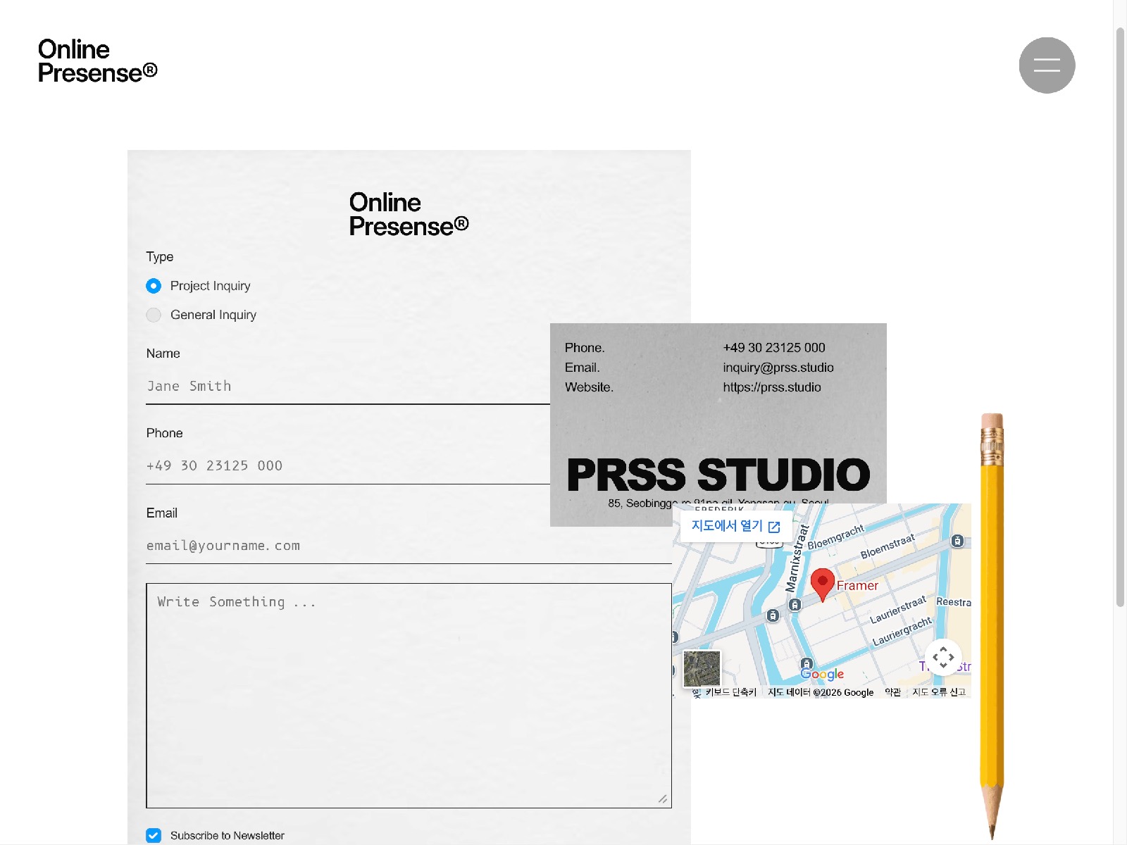 Minifolio ― Framer Portfolio Template (CMS)