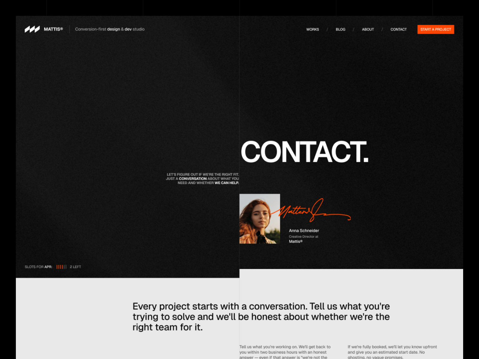 MATTIS® — Studio-grade Agency Template