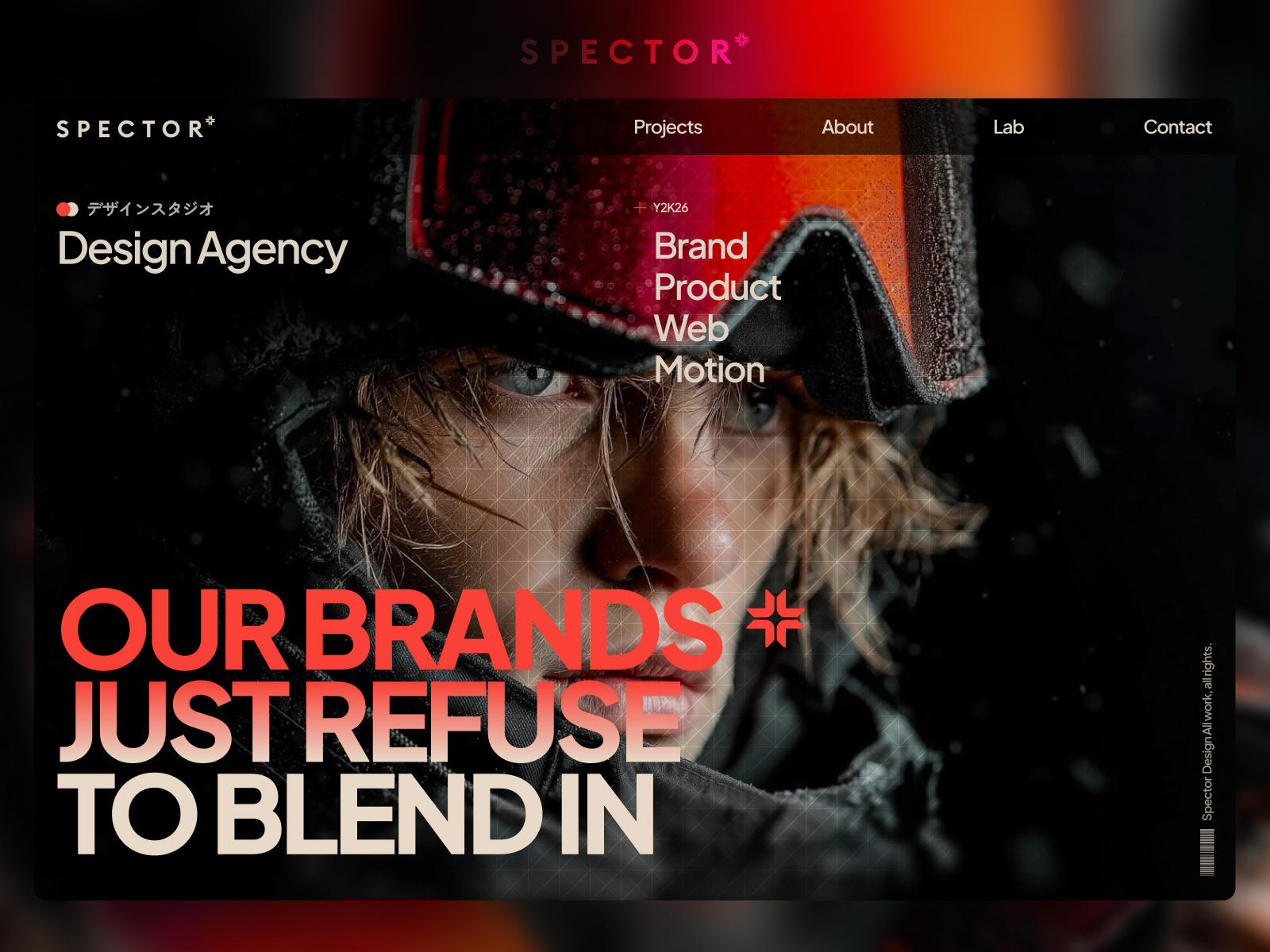 Spector — A Narrative Portfolio Template
