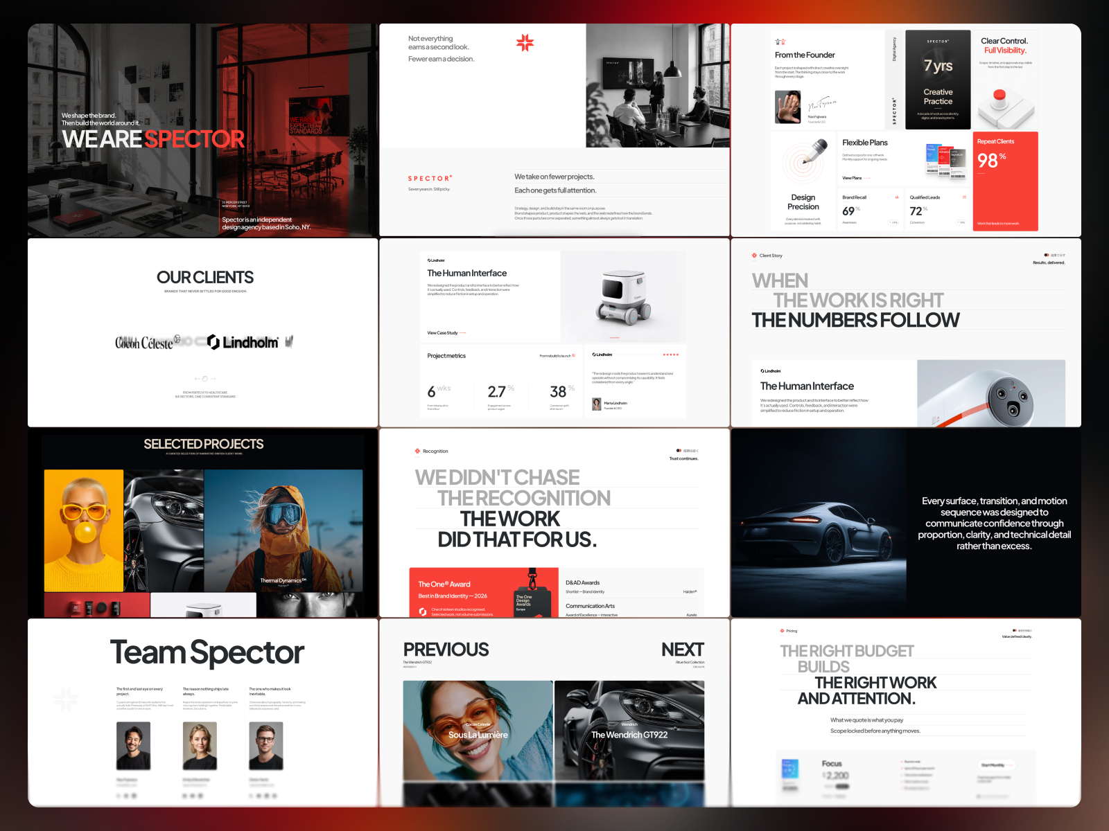Spector — A Narrative Portfolio Template