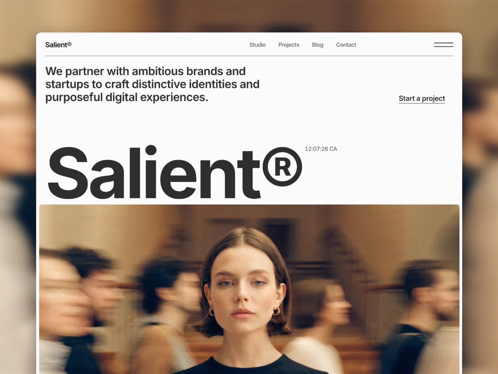 Salient - Creative Studio & Agency Framer Template