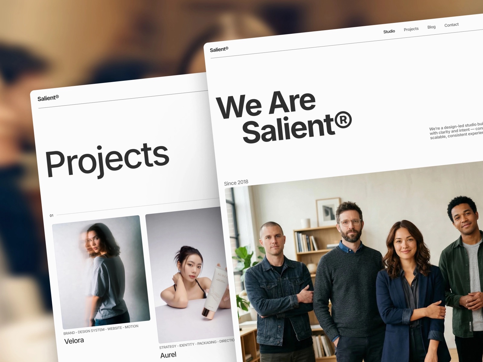 Salient - Creative Studio & Agency Framer Template
