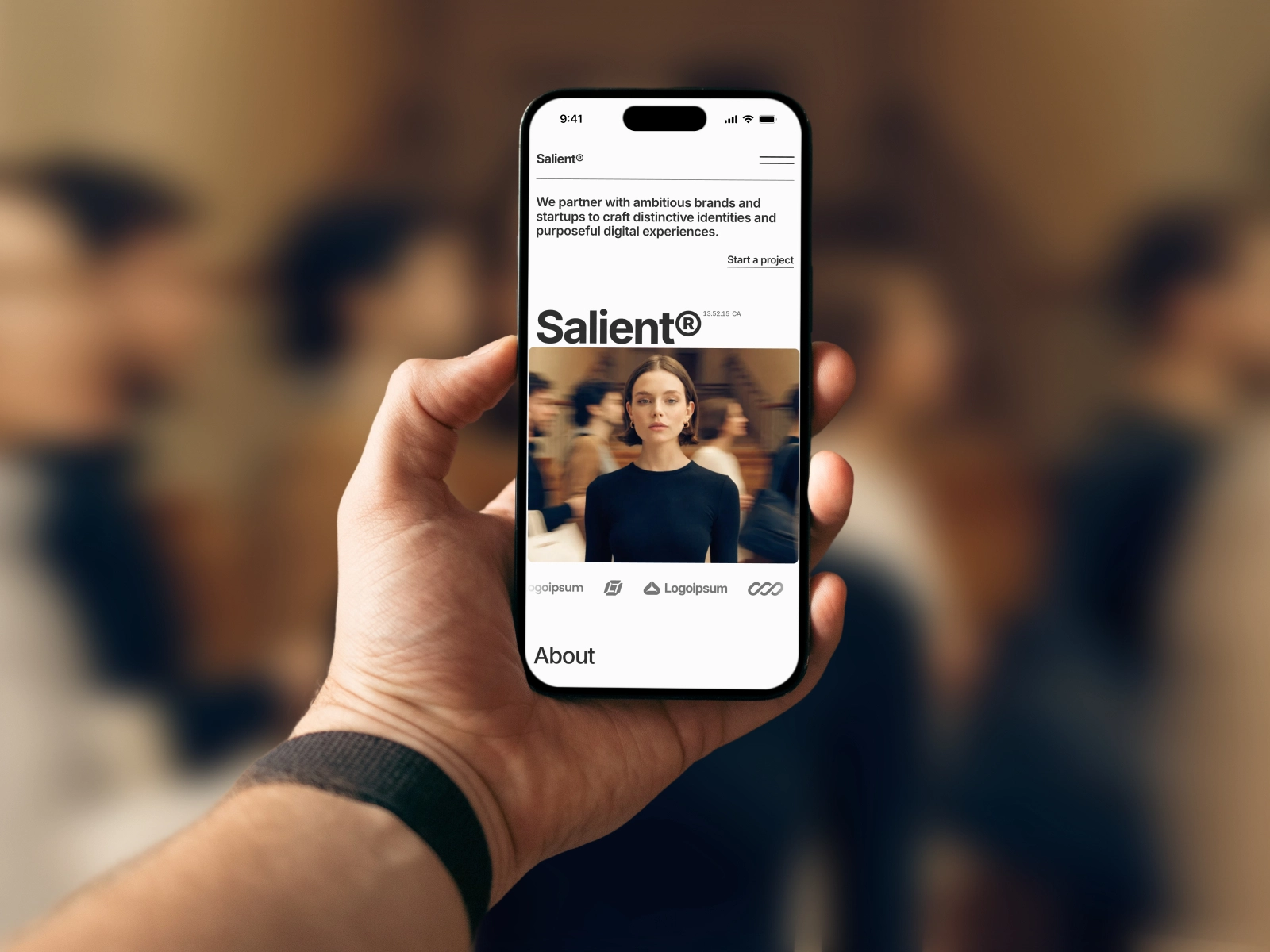 Salient - Creative Studio & Agency Framer Template