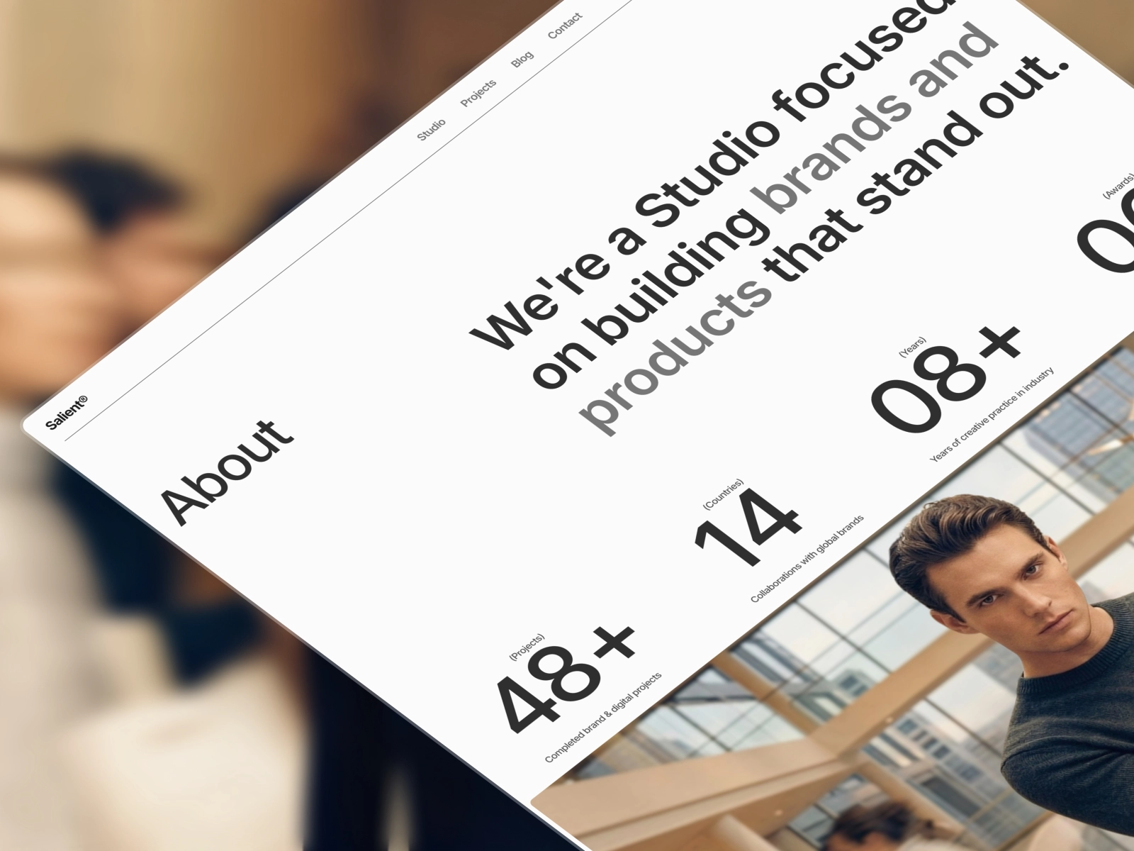 Salient - Creative Studio & Agency Framer Template