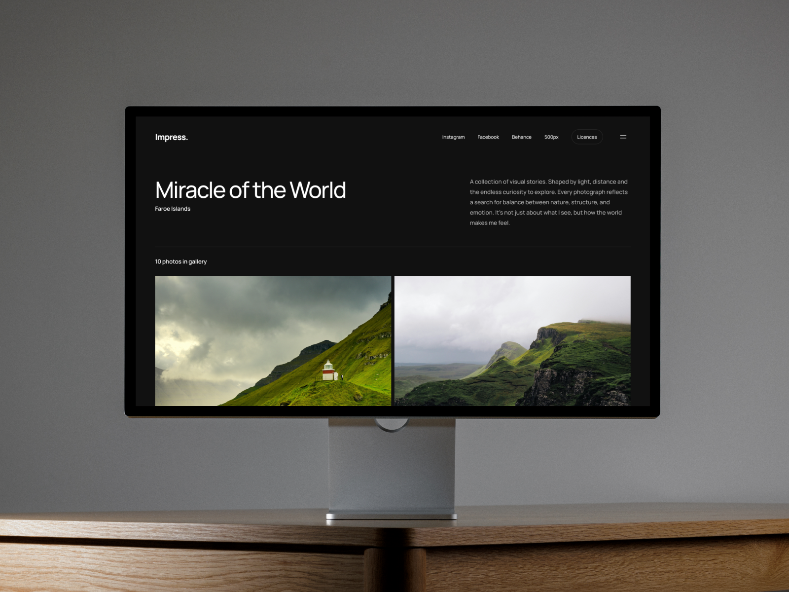 Impress — Framer Template for Photographers