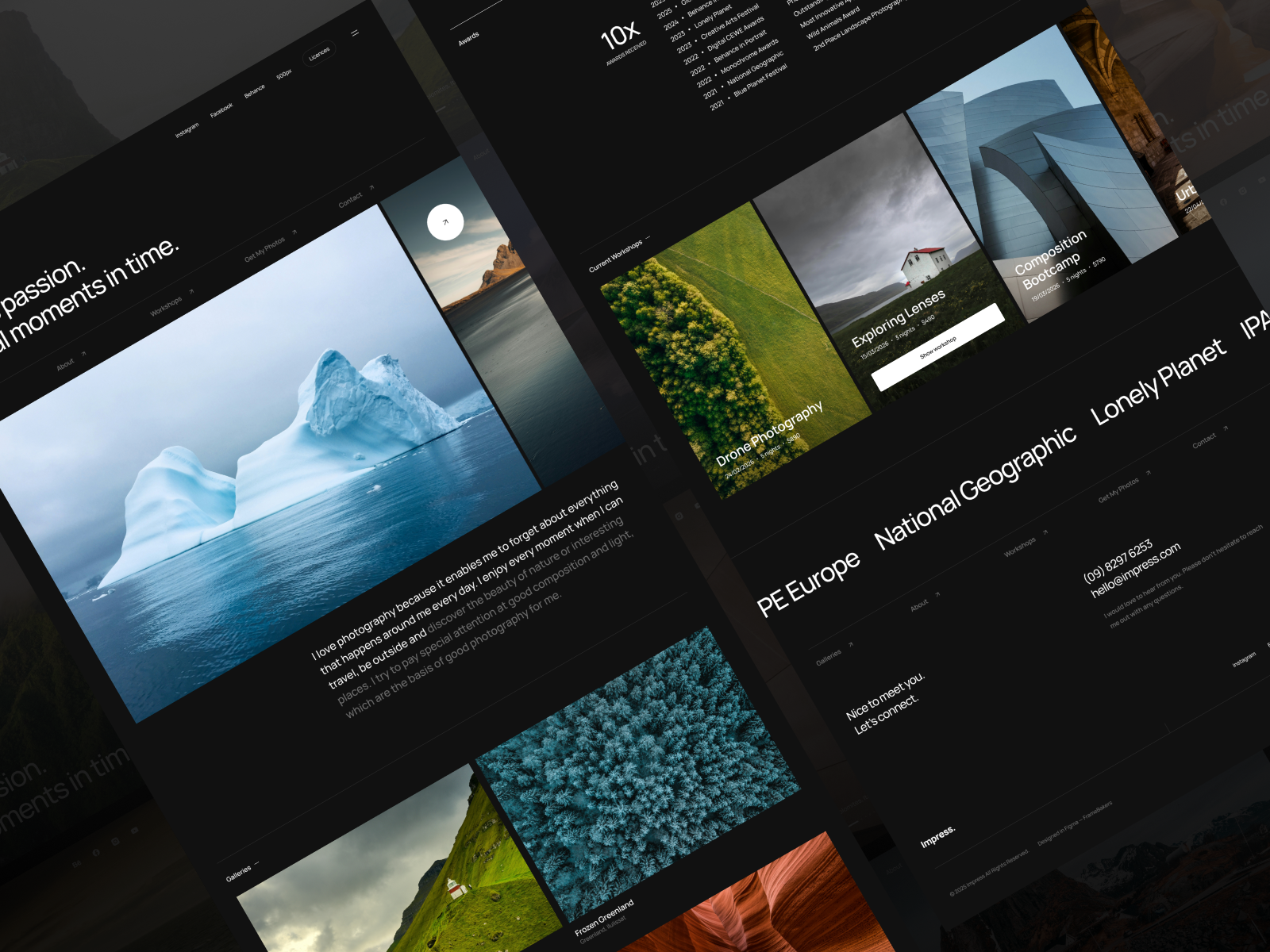 Impress — Framer Template for Photographers
