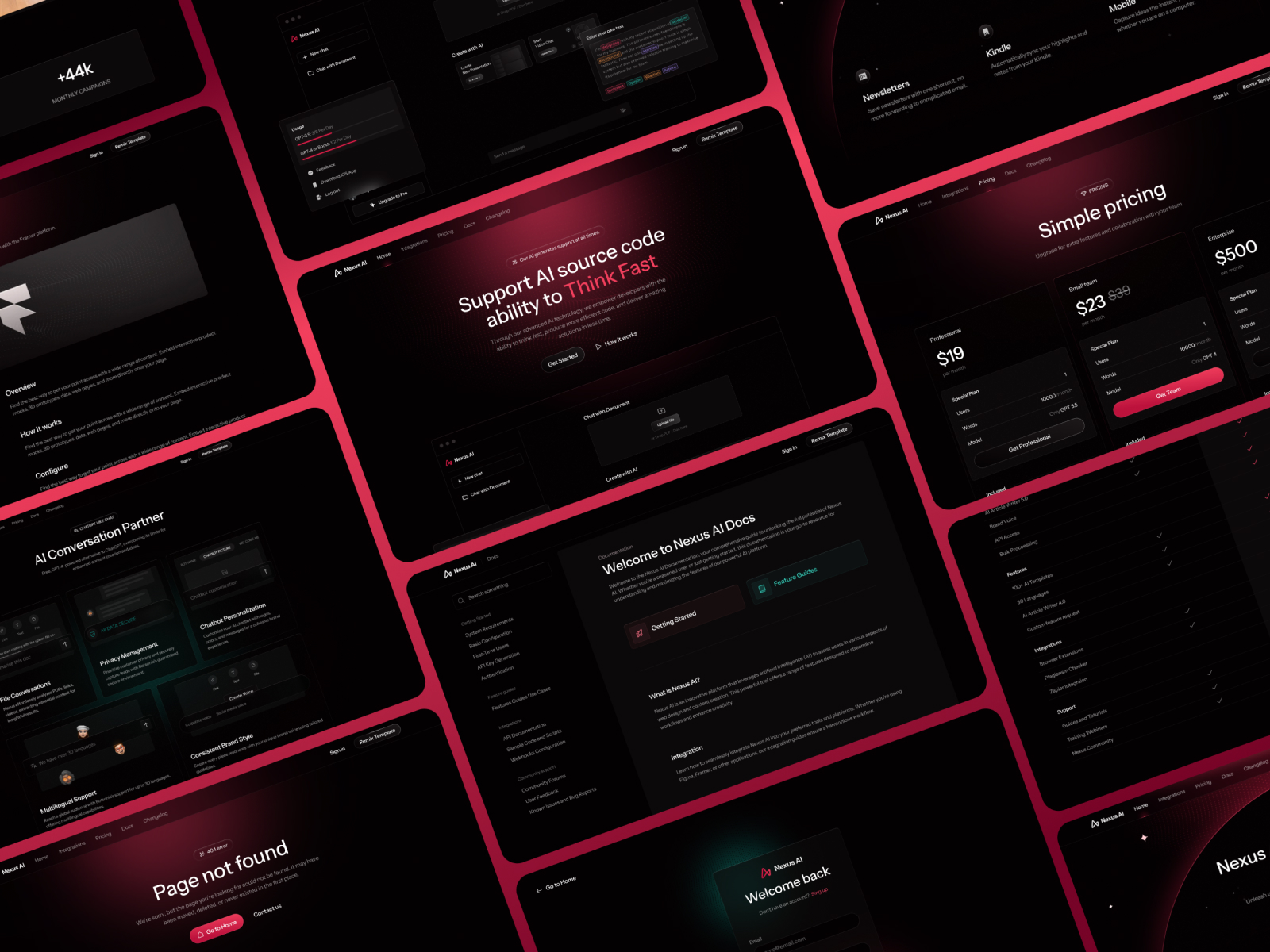 Nexus AI - Framer Template