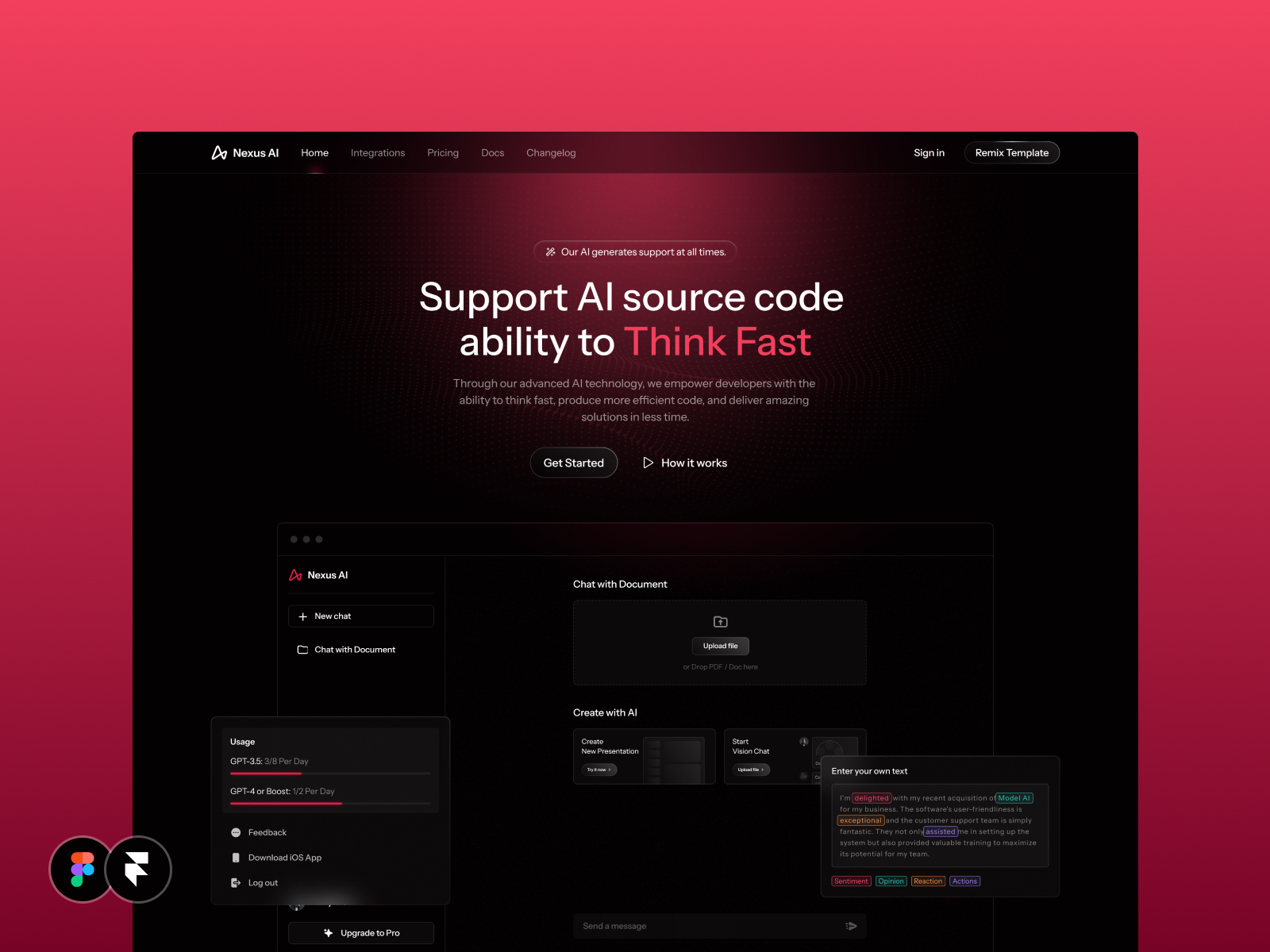 Nexus AI - Framer Template