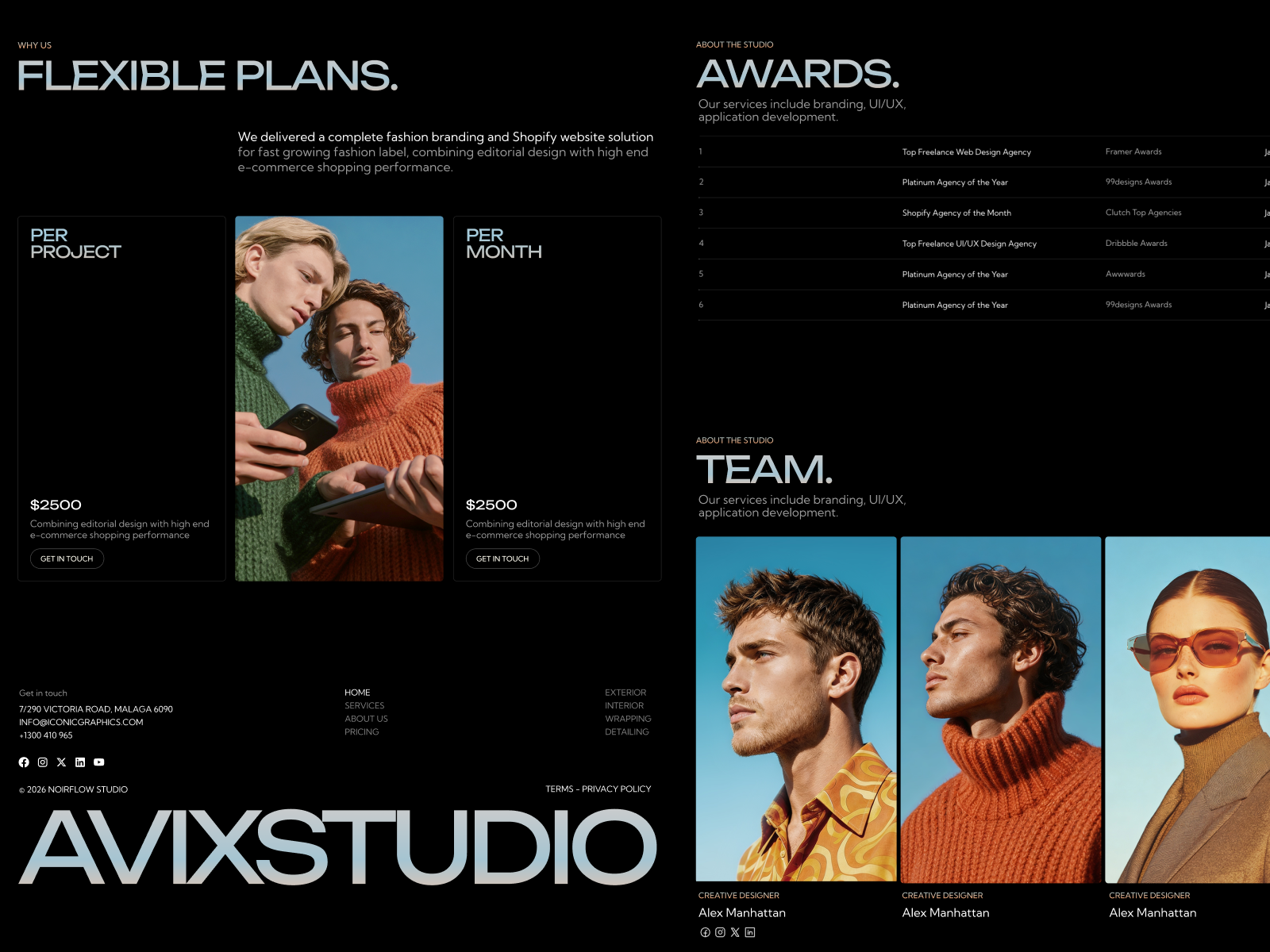 Avix Studio - Agency Framer Template