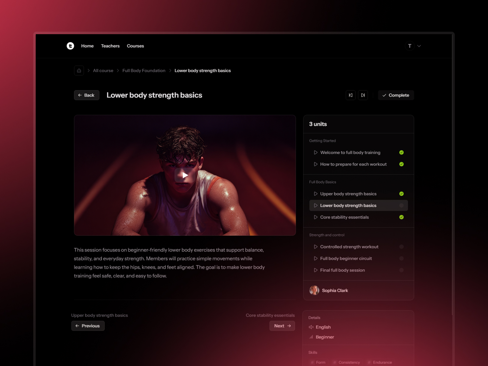 Trainly - Framer template