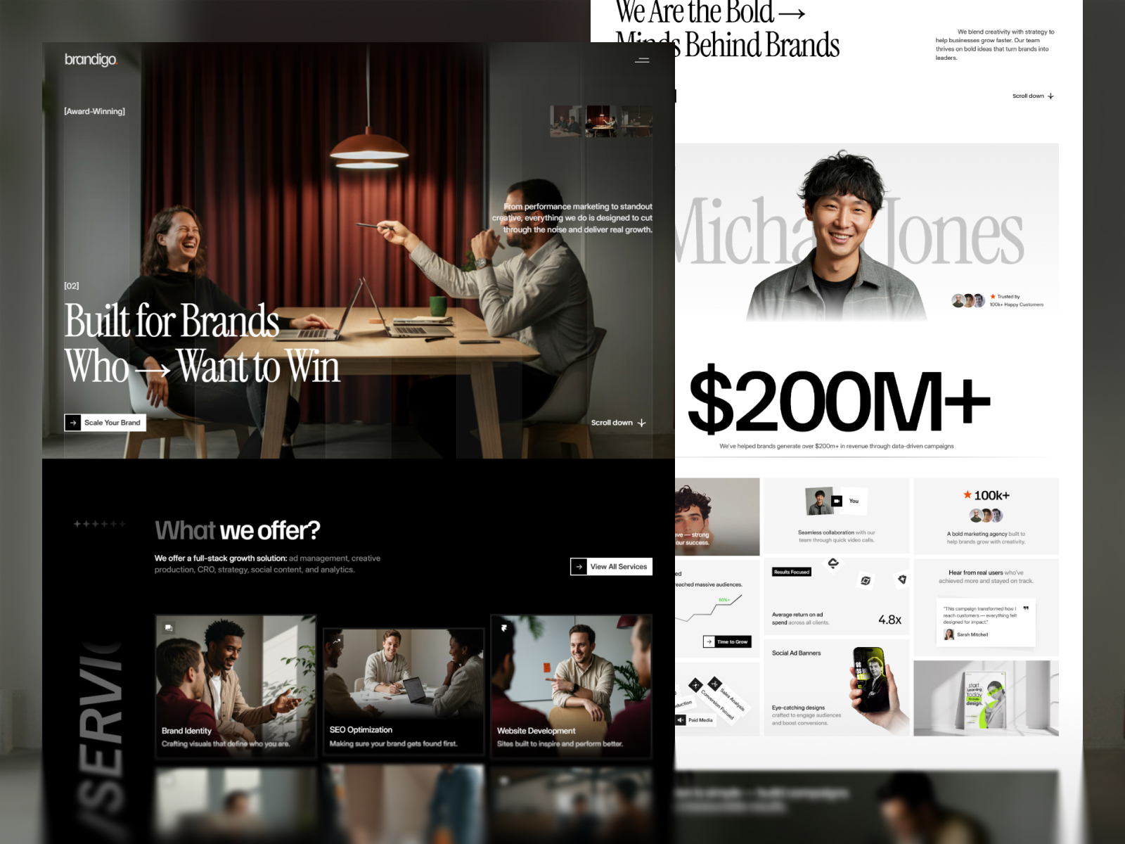 Brandigo — Creative Agency Framer Template