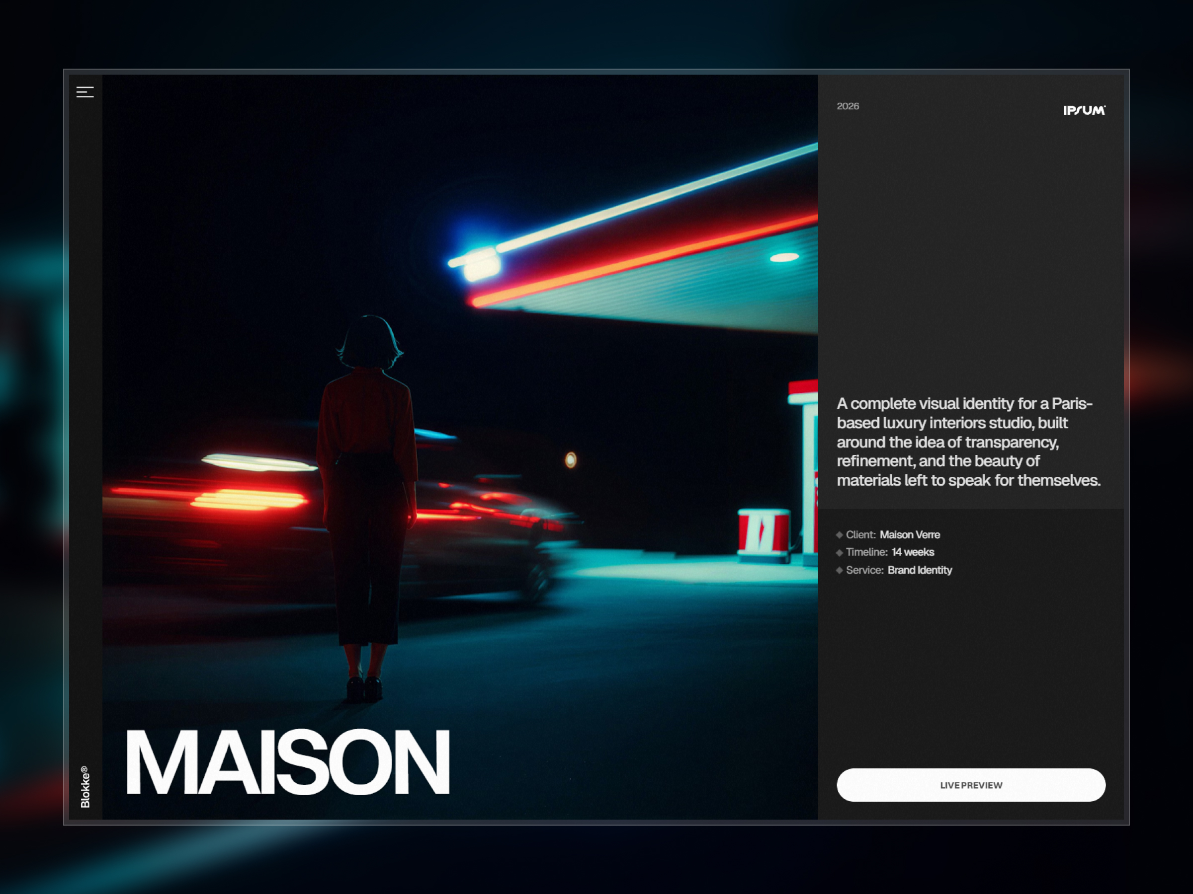 Blokke — Design Agency Framer Template