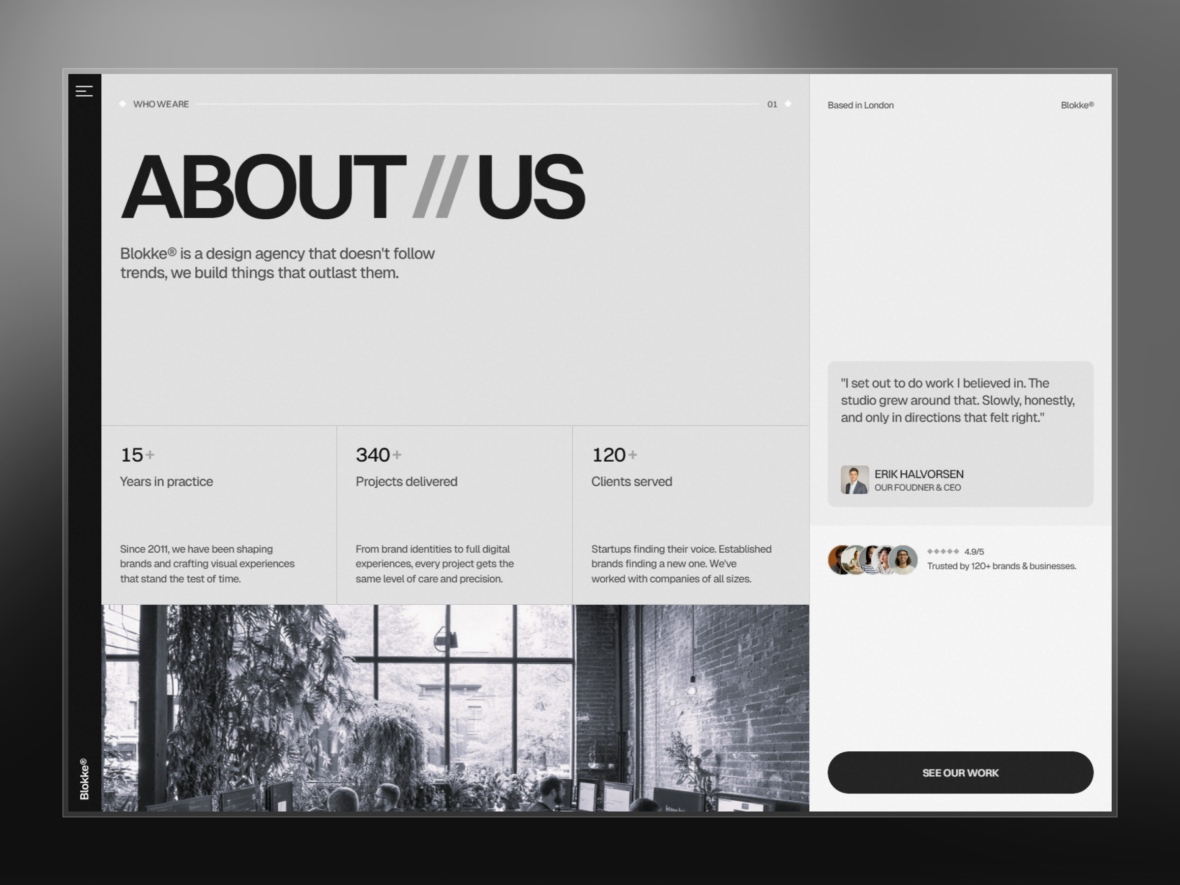 Blokke — Design Agency Framer Template