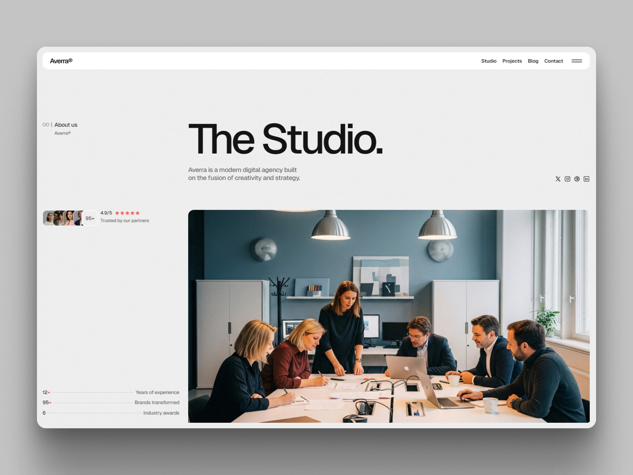 Averra — Digital Agency Framer Template