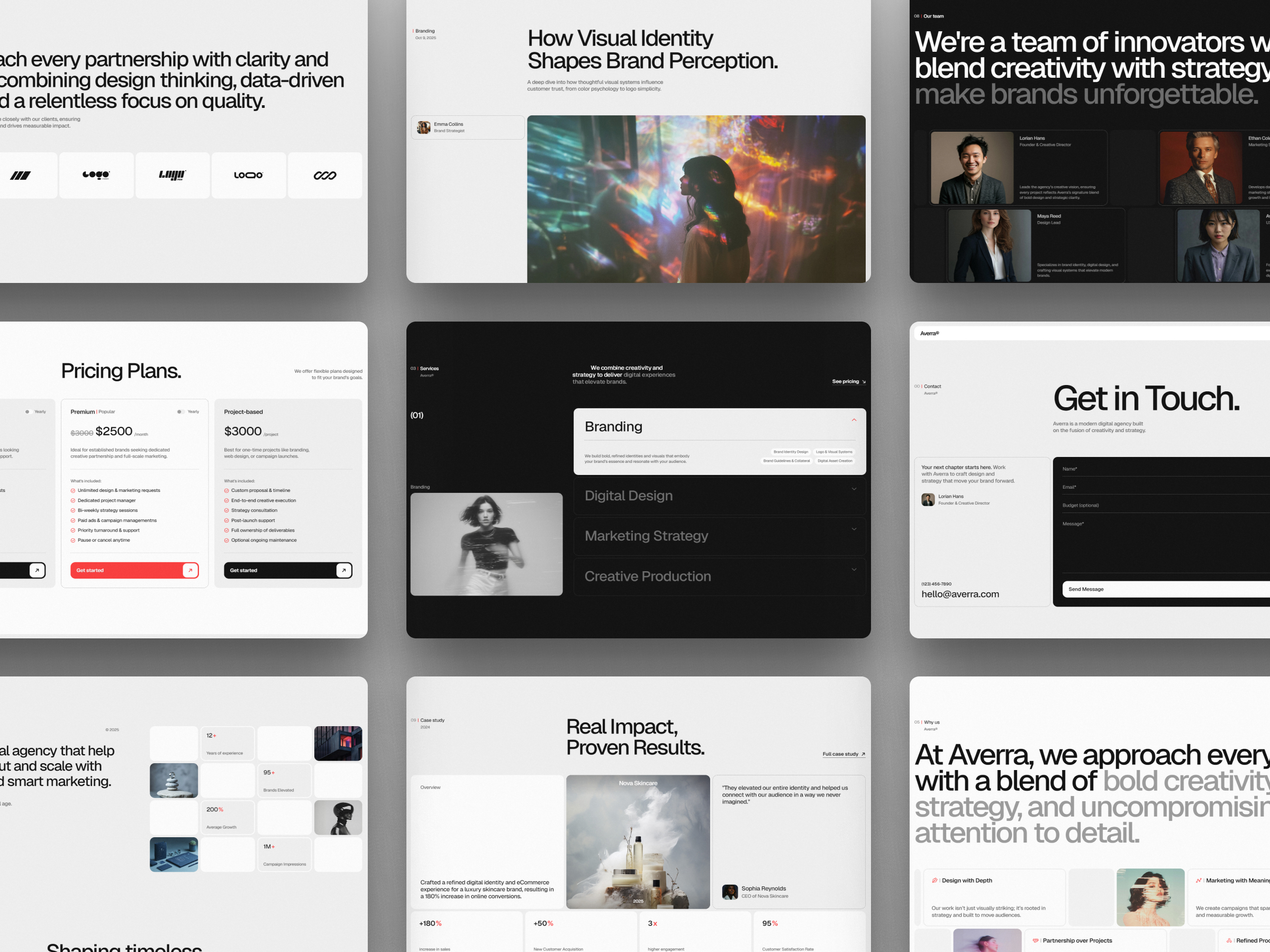 Averra — Digital Agency Framer Template