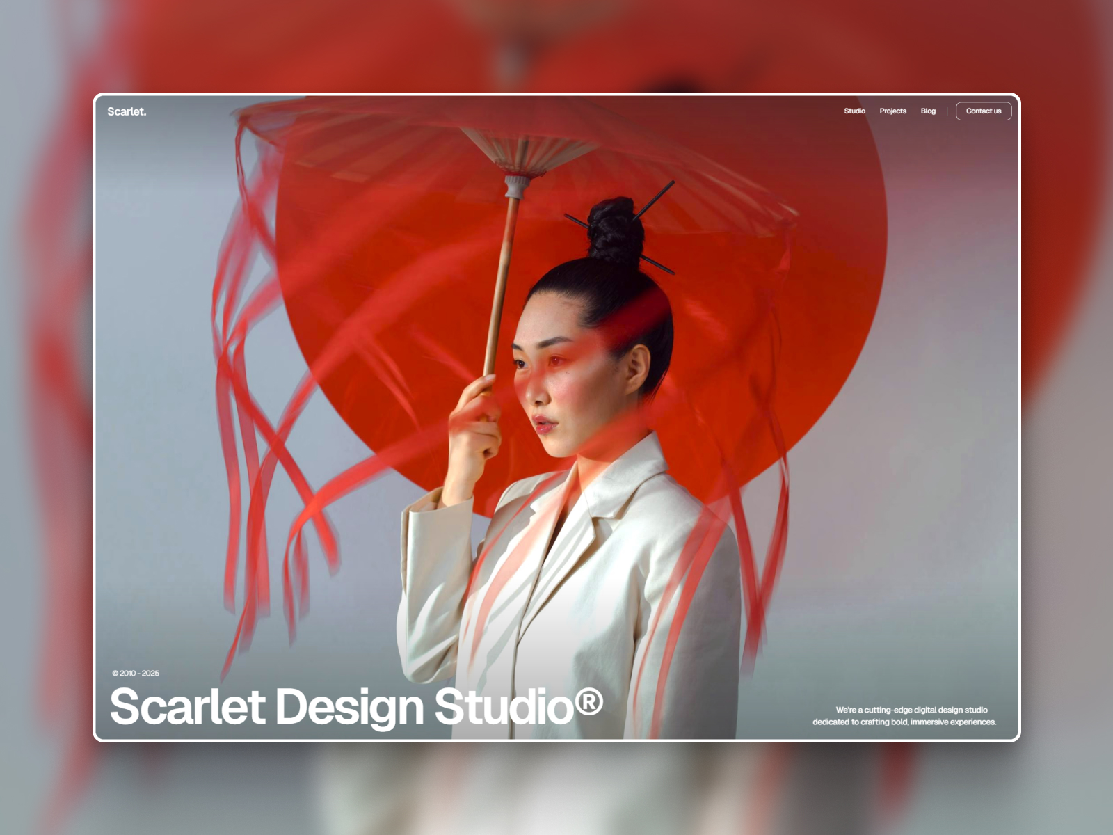 Scarlet — Design Studio Framer Template