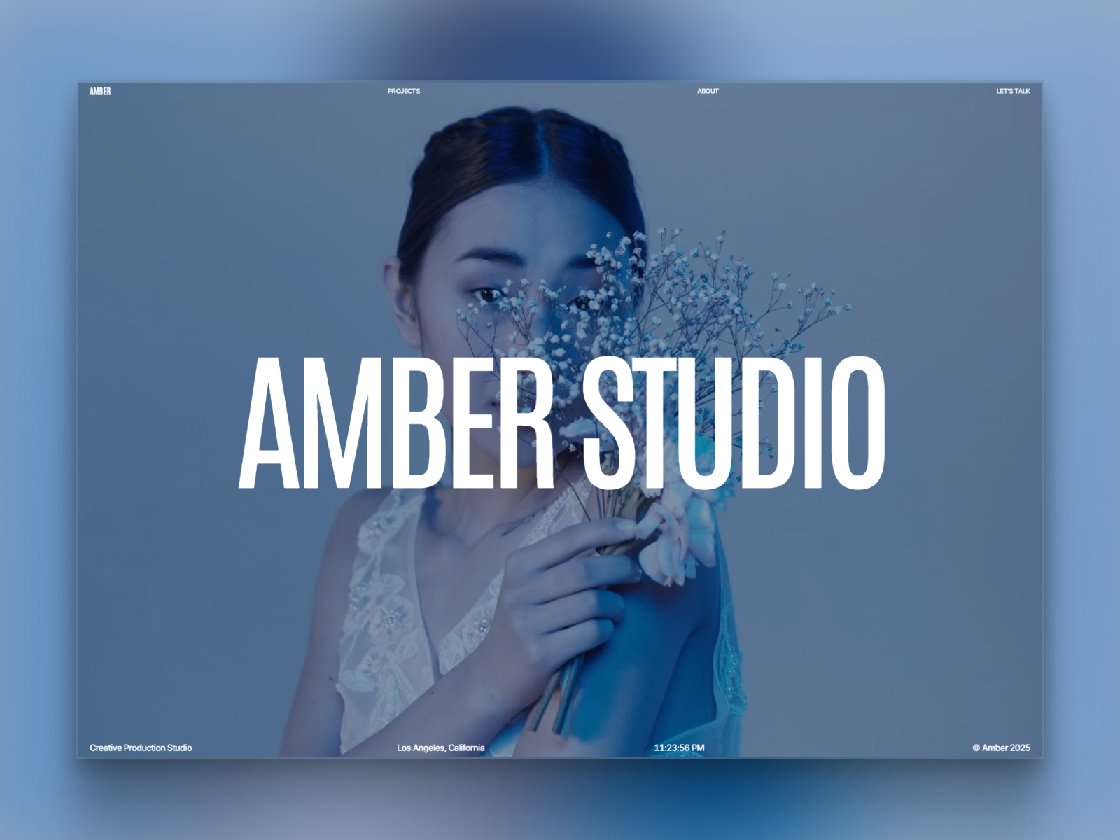 Amber — Minimal Videography Framer Template