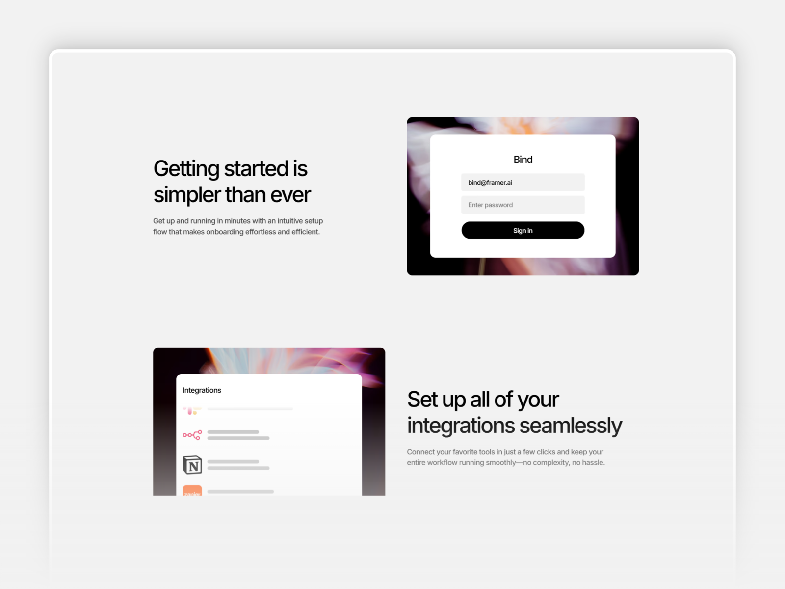 Bind - AI Automation Agency Framer Template
