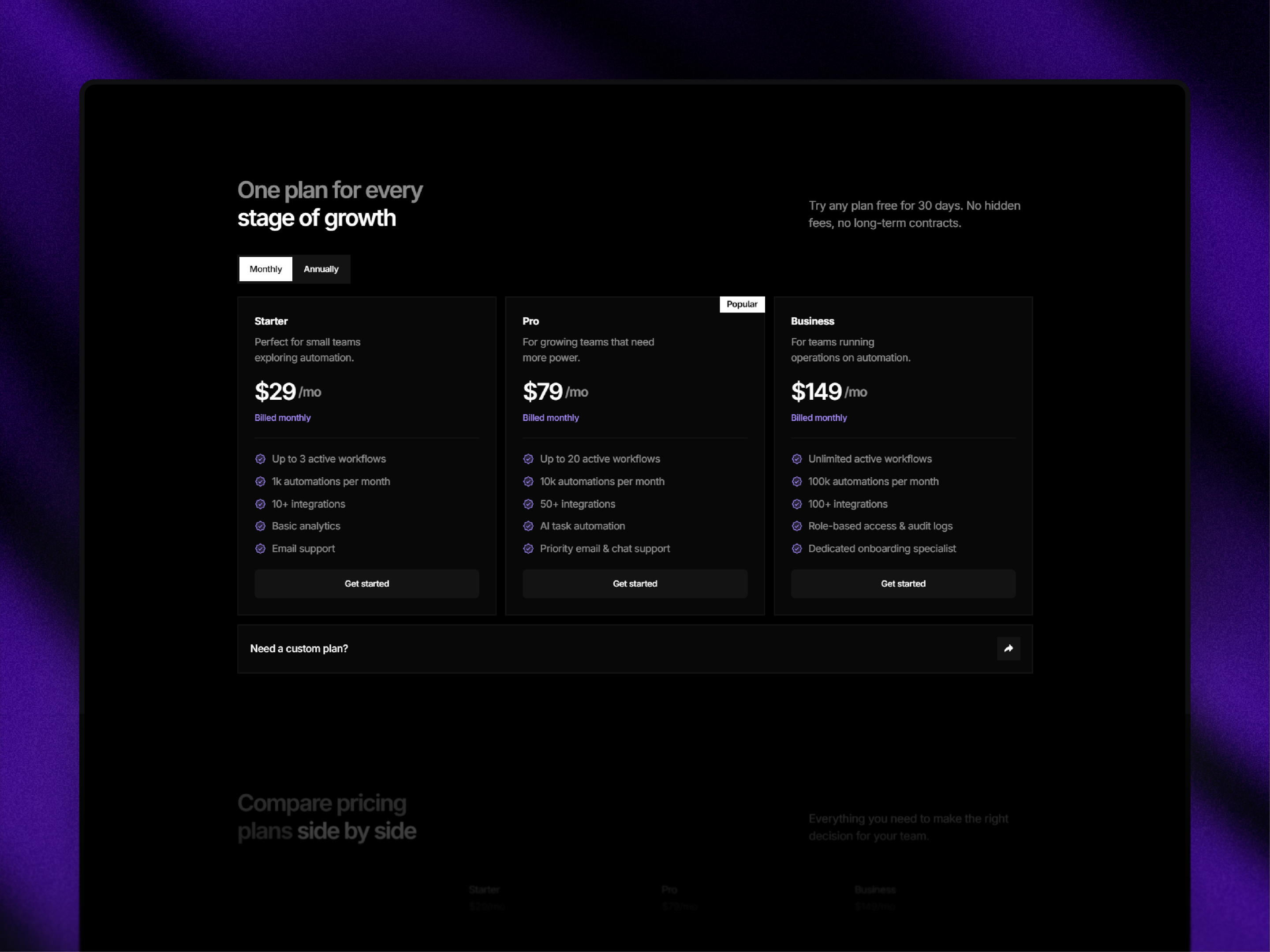 Violet - AI & SaaS Framer Template