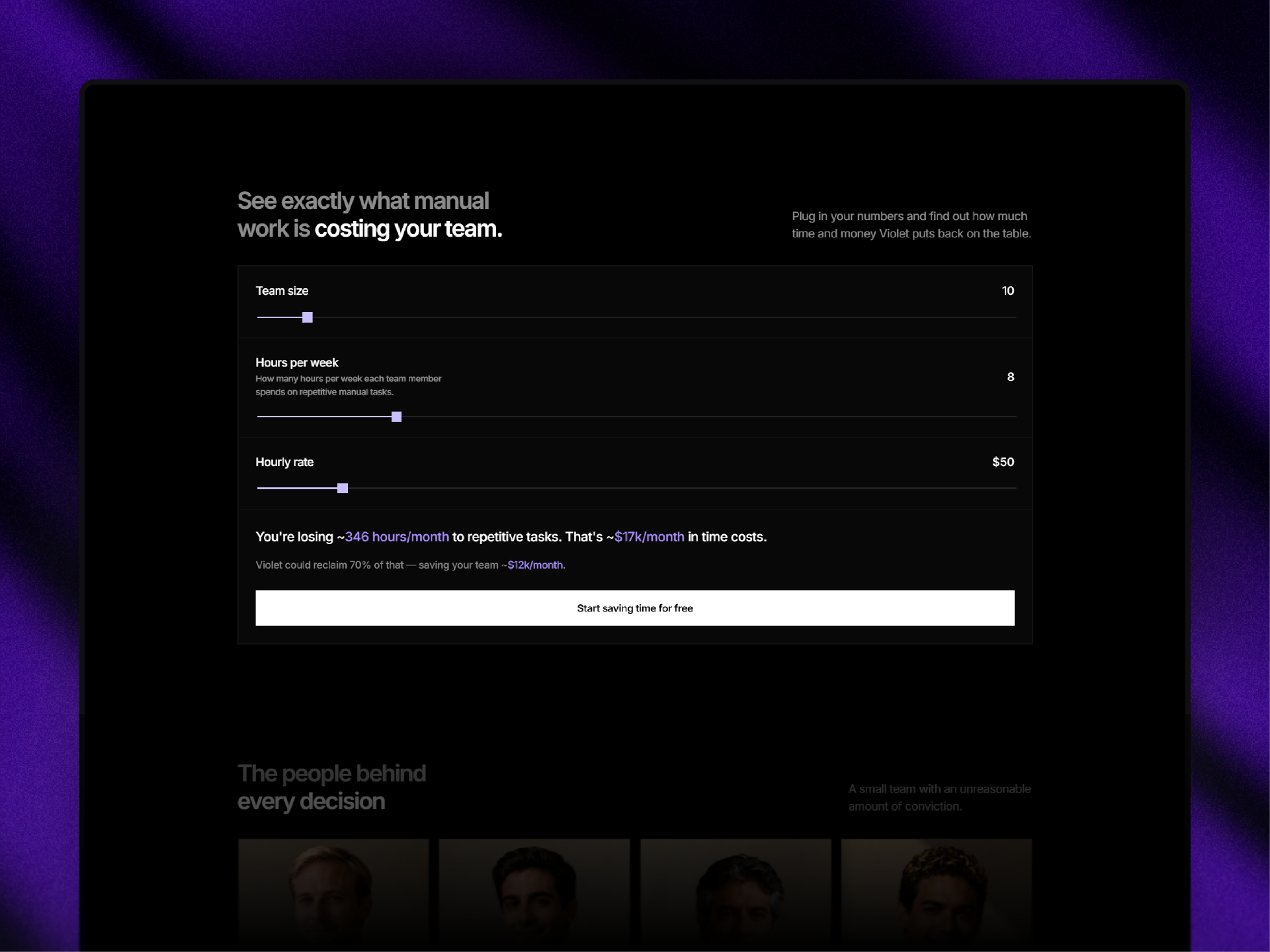 Violet - AI & SaaS Framer Template