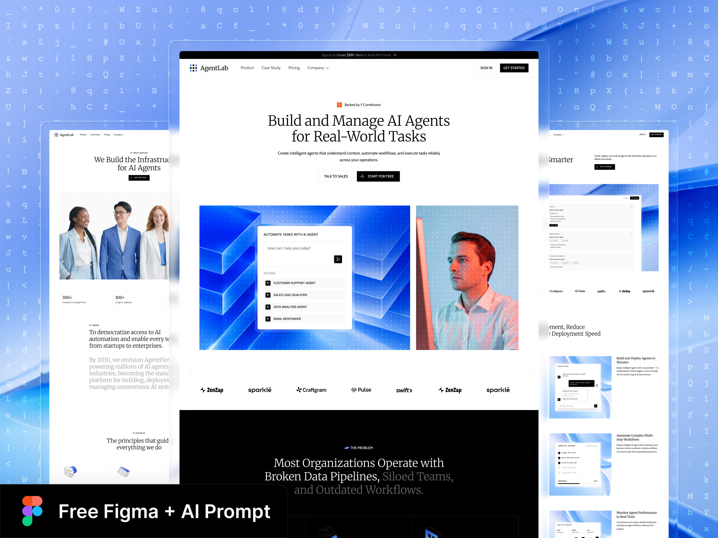 AgentLab — SaaS & AI Agent Framer Template