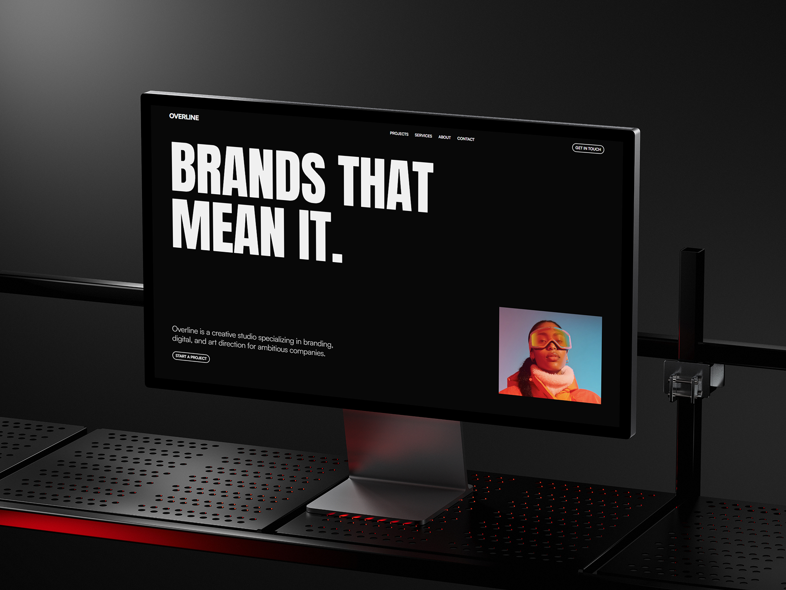Overline — Studio & Agency Portfolio Template