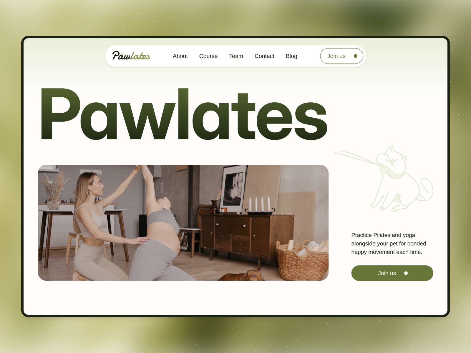 Pawlates | Pet Yoga & Pilates Studio Template