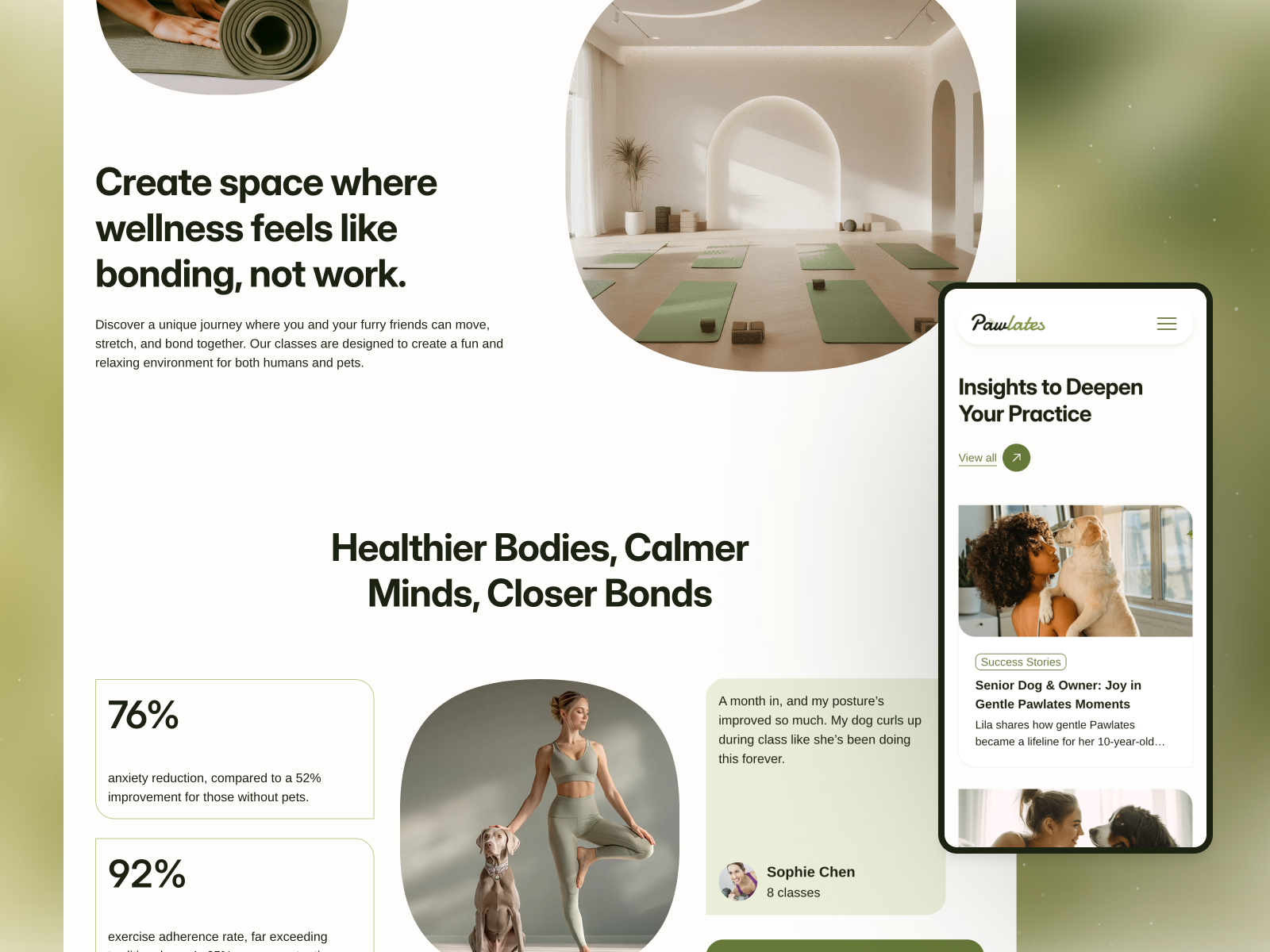 Pawlates | Pet Yoga & Pilates Studio Template
