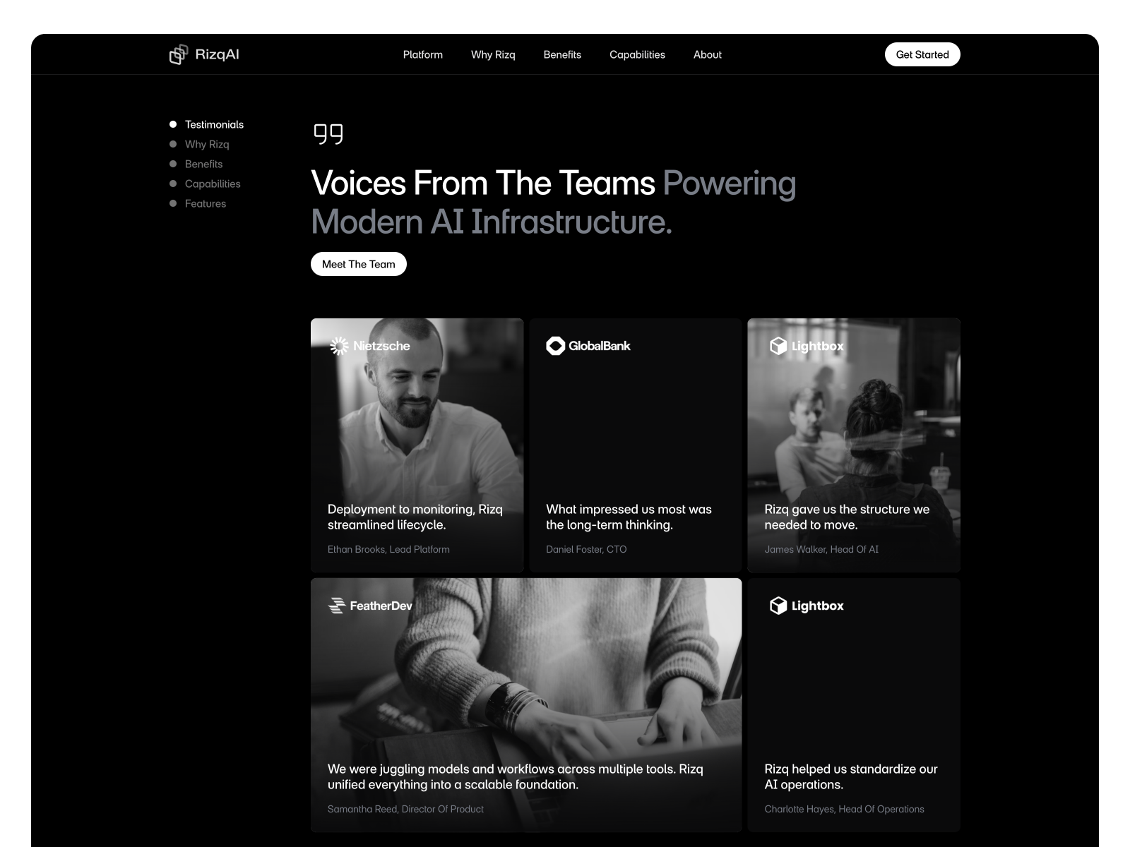 Rizq — Framer Template For Modern SaaS