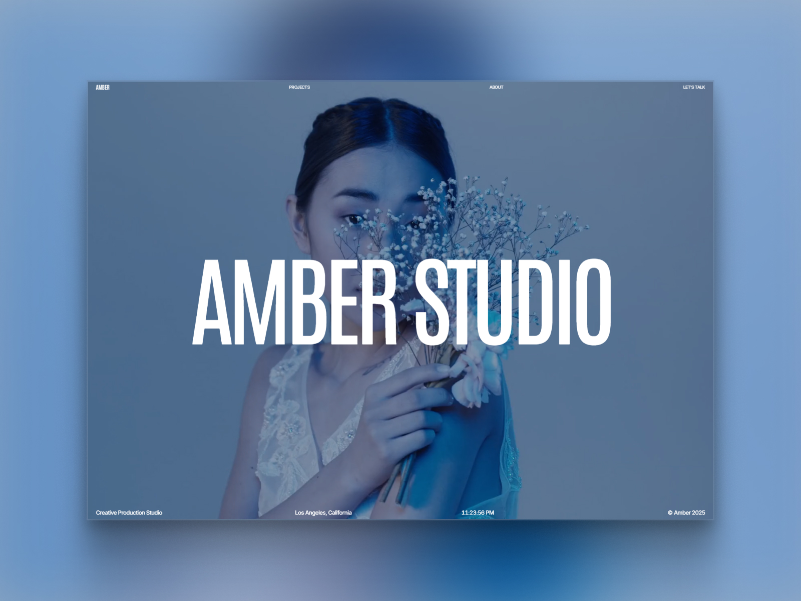 Amber — Minimal Videography Framer Template