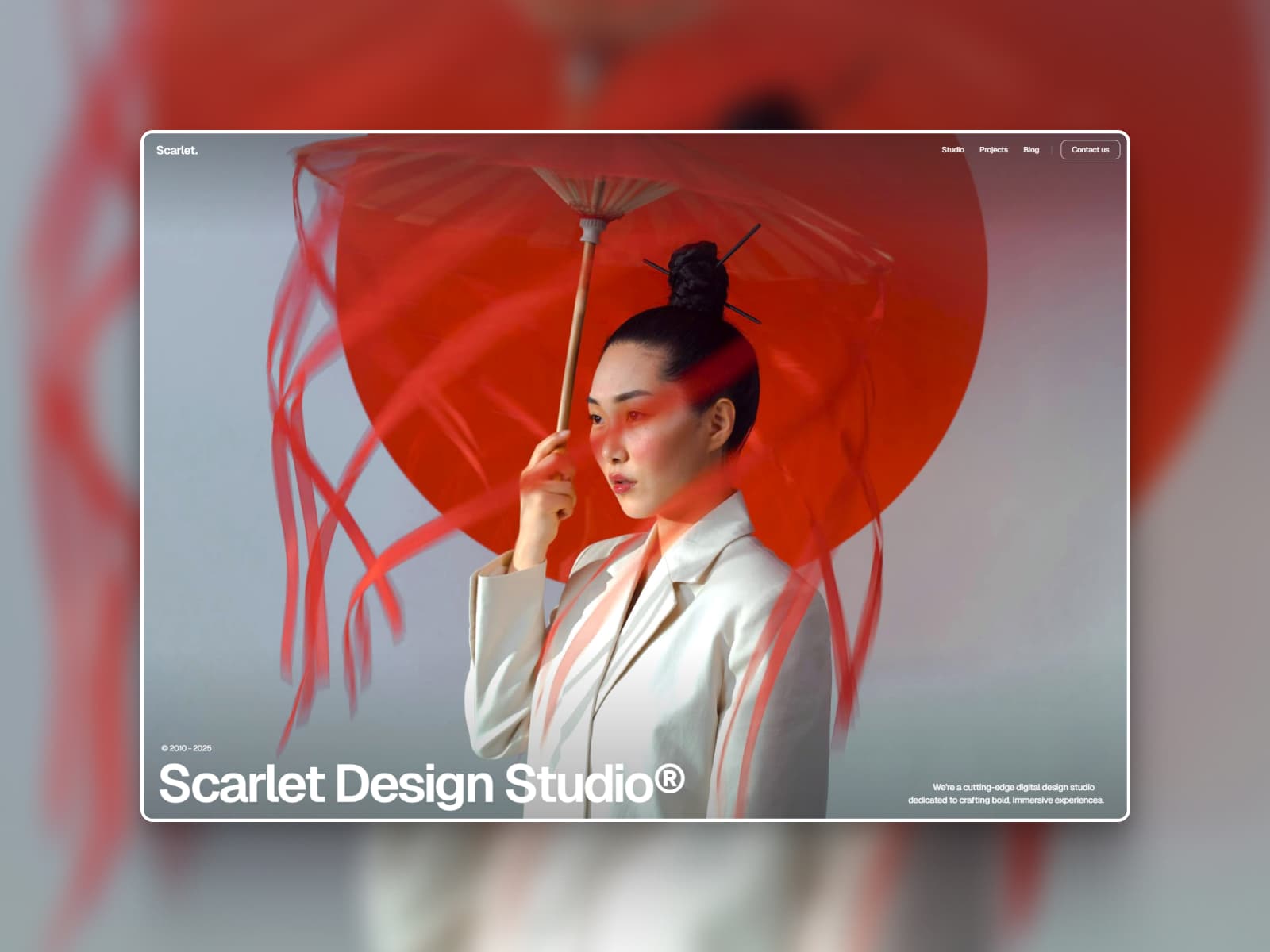 Scarlet — Design Studio Framer Template