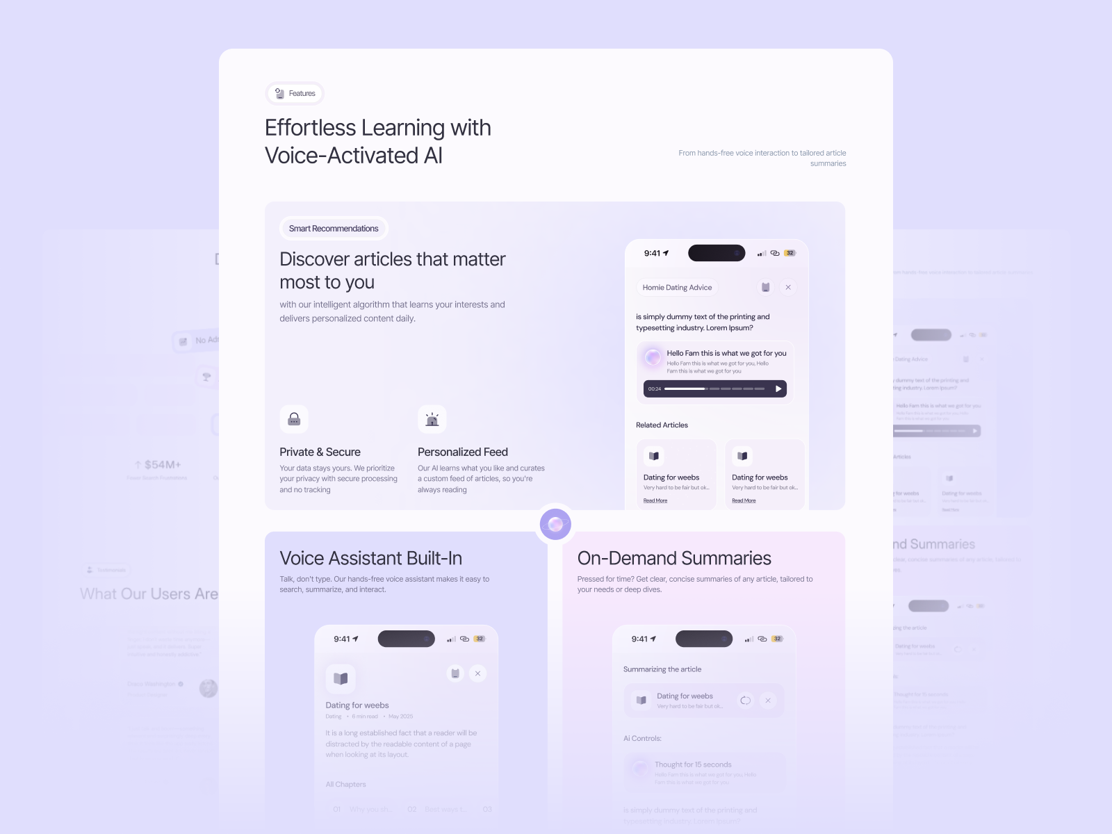 Readable - AI Mobile App Framer Template