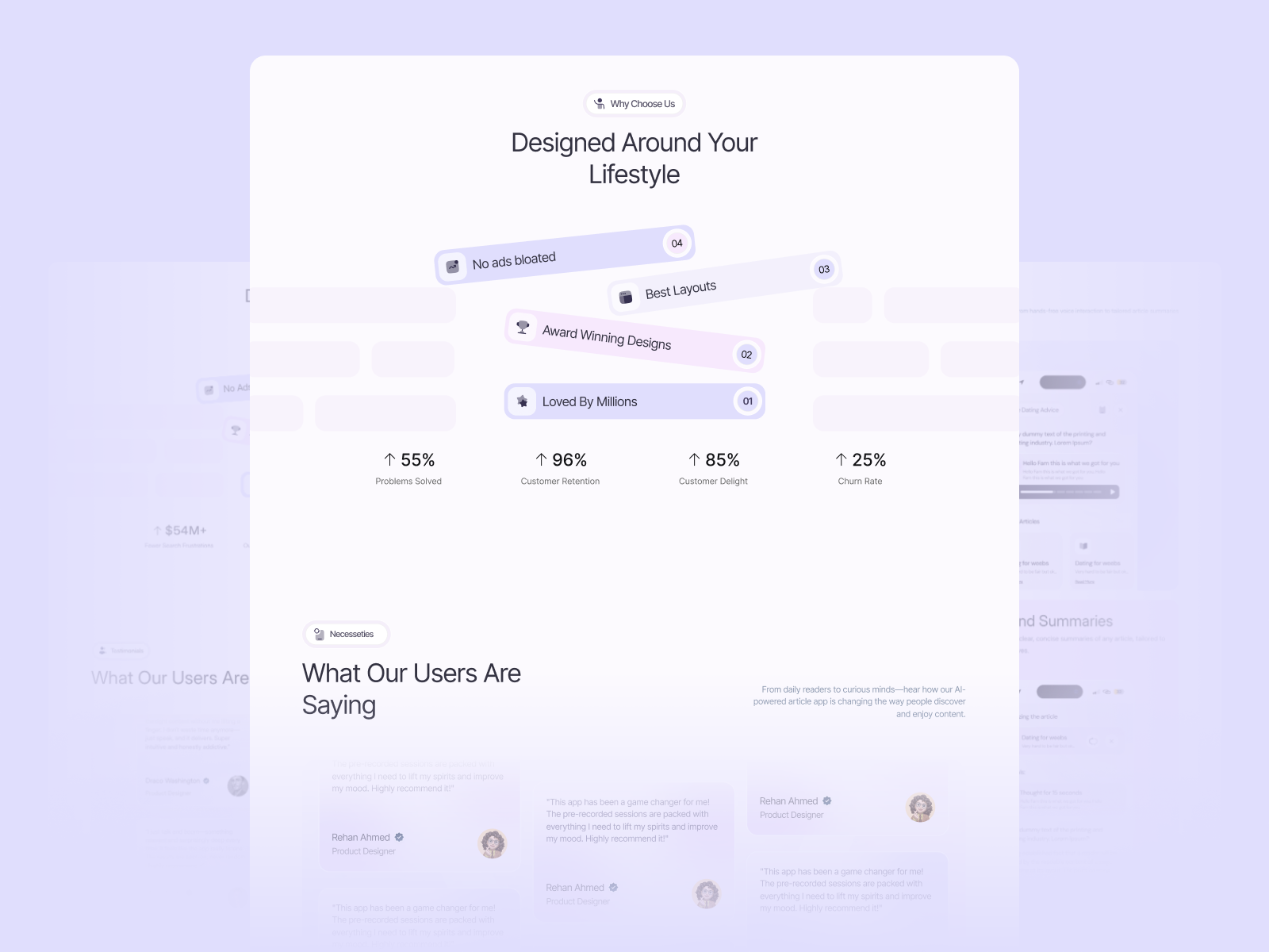 Readable - AI Mobile App Framer Template