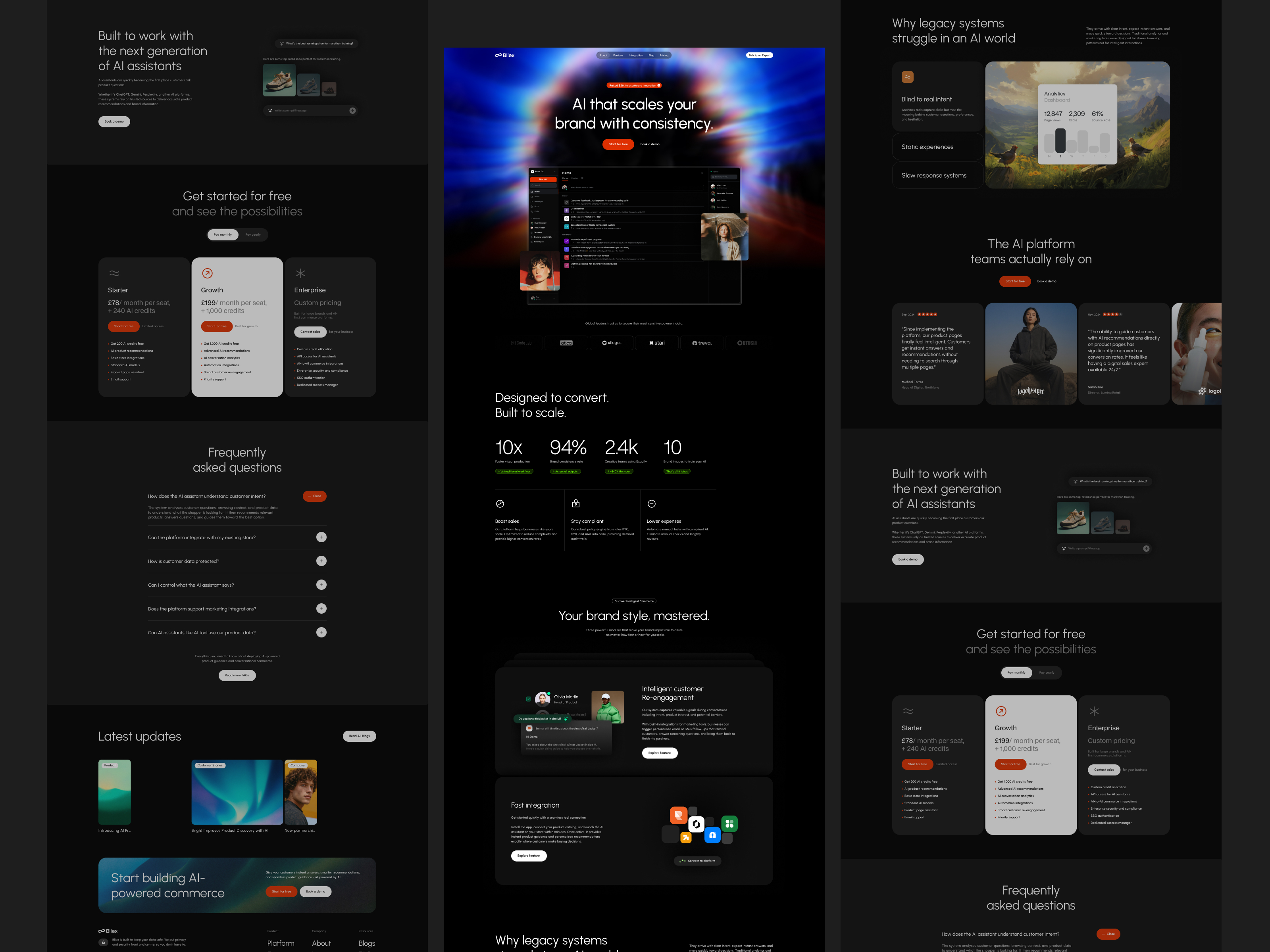 Bliex — SaaS Webflow Template ( Free Figma )