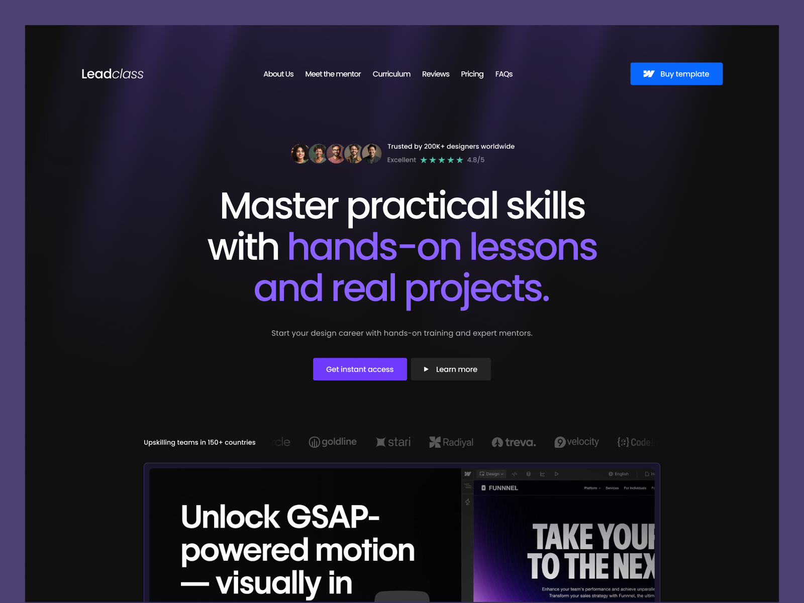 Leadclass - Education Webflow Template