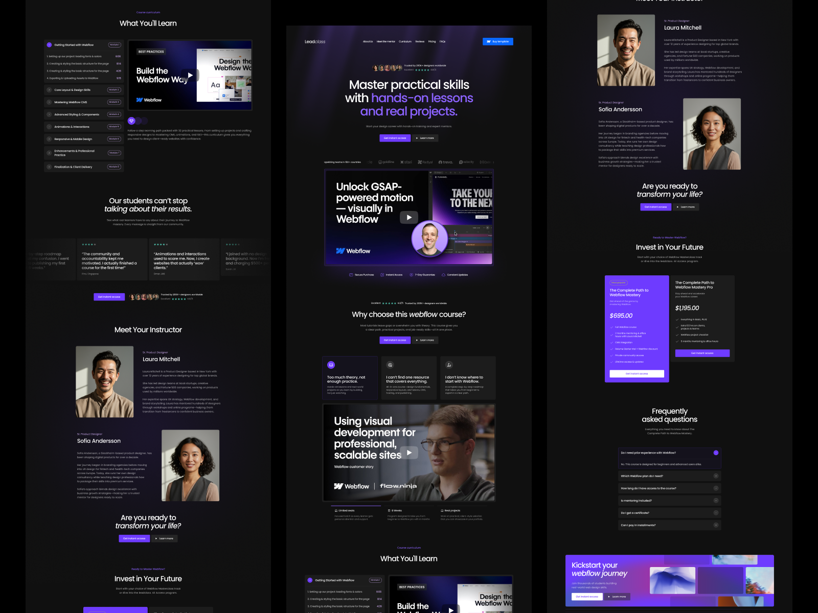 Leadclass - Education Webflow Template