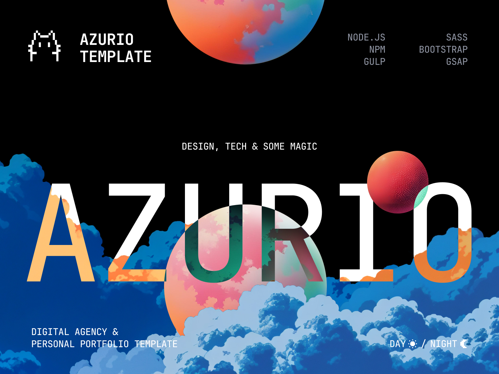 Azurio - Digital Agency & Portfolio Template