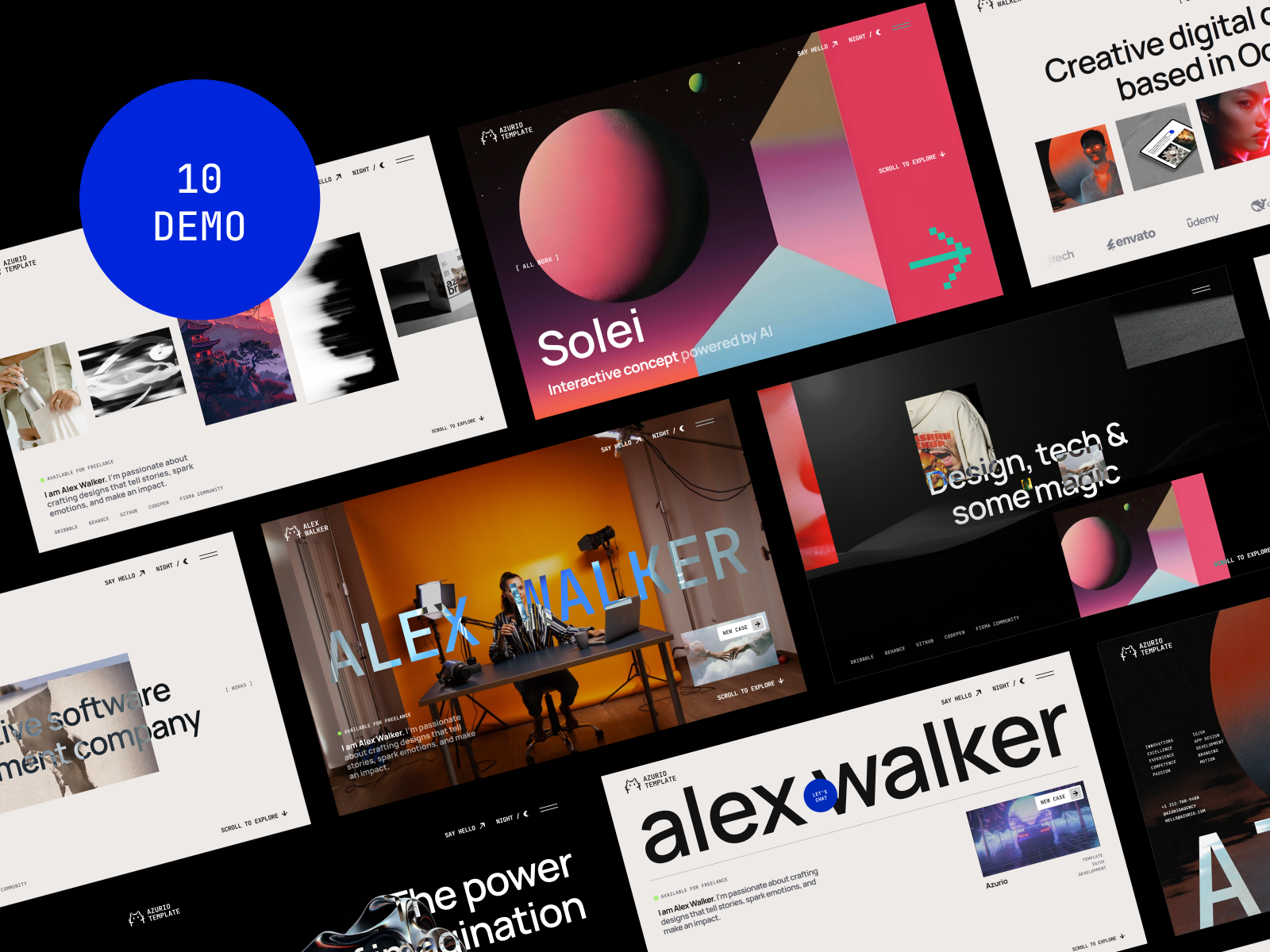 Azurio - Digital Agency & Portfolio Template