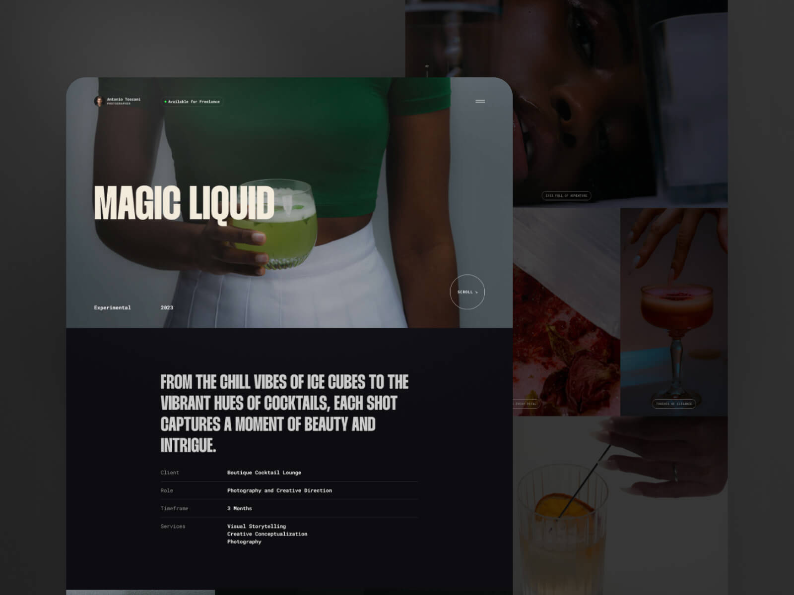 Trigger – Immersive Portfolio WordPress Theme
