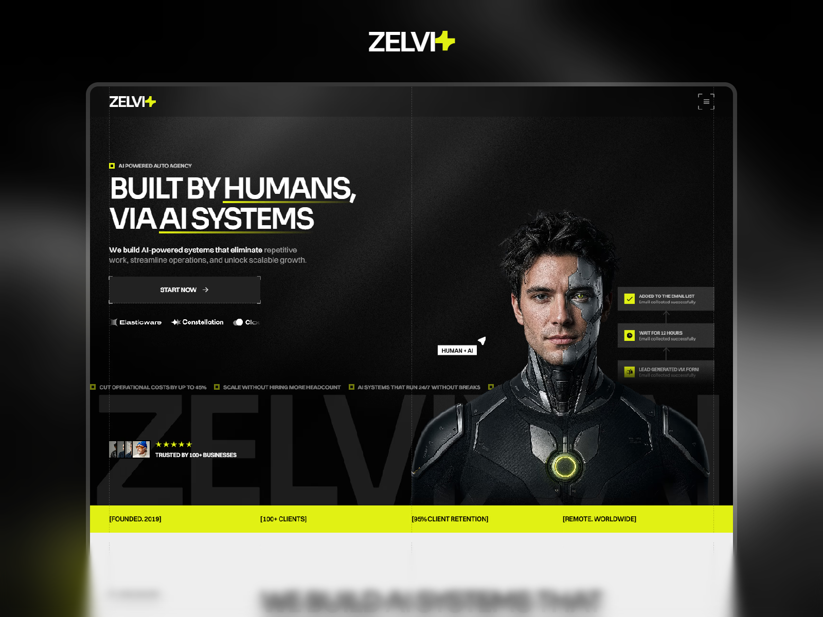 Zelvix - AI Automation Agency Framer Template