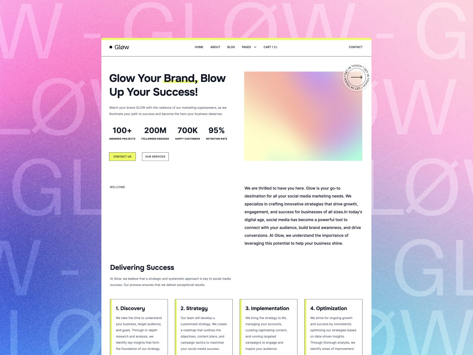 Glow – Webflow Template
