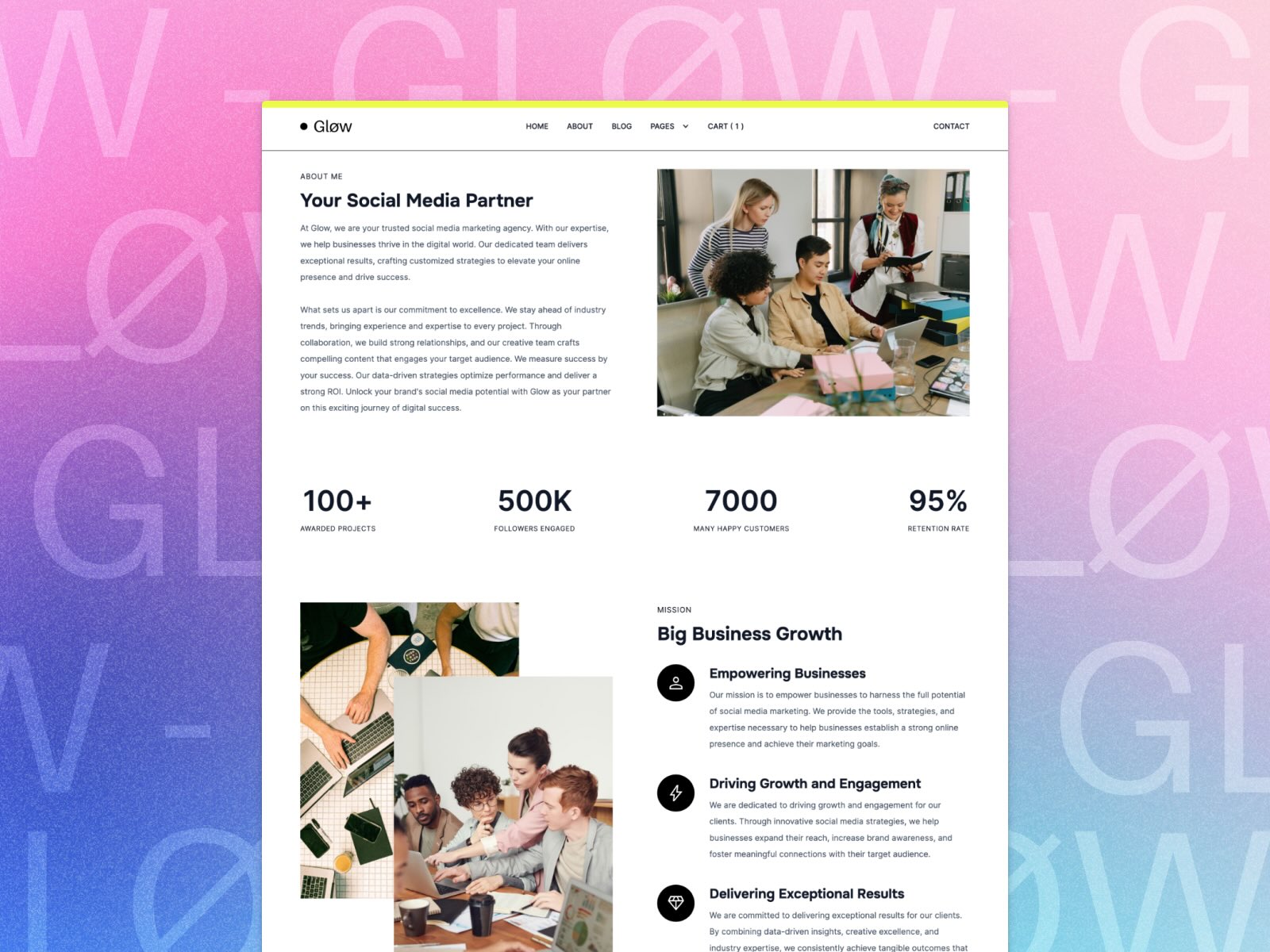 Glow – Webflow Template