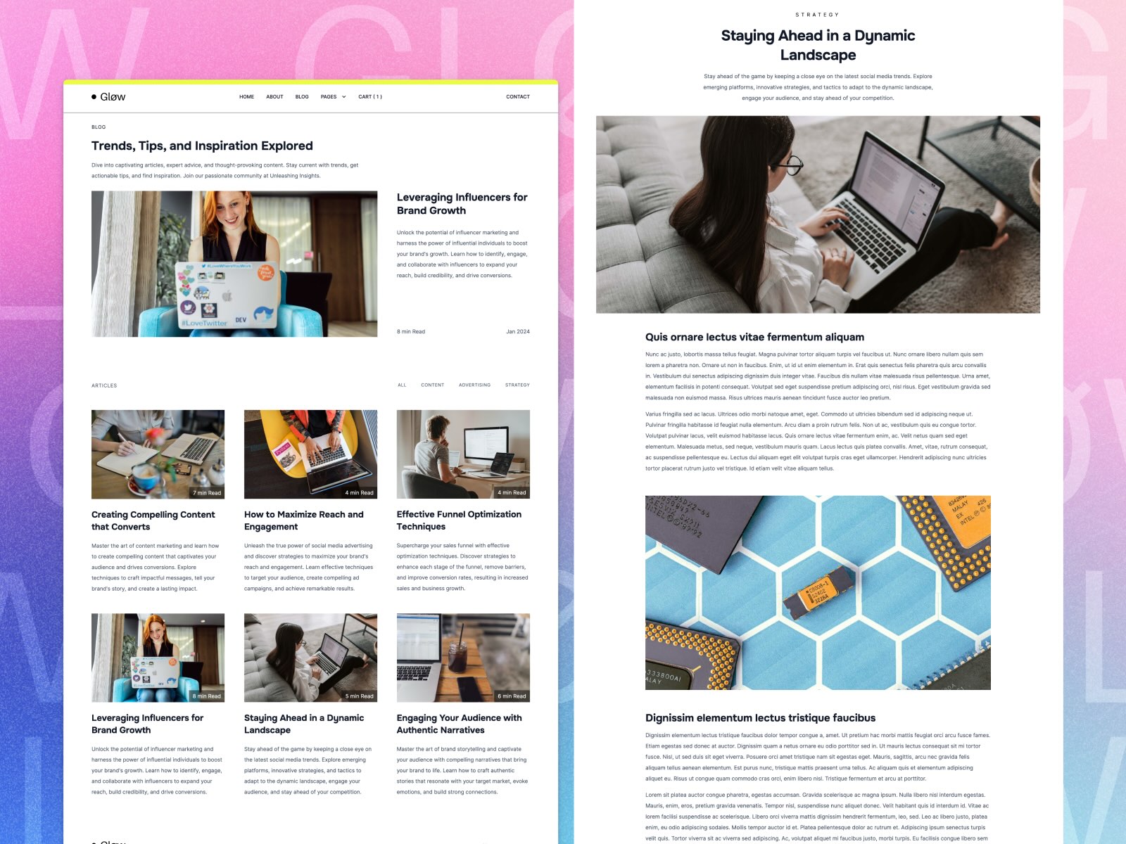 Glow – Webflow Template