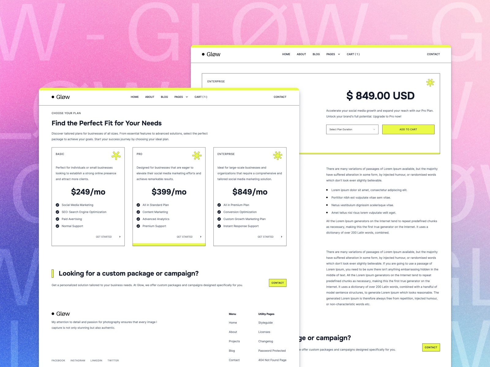 Glow – Webflow Template
