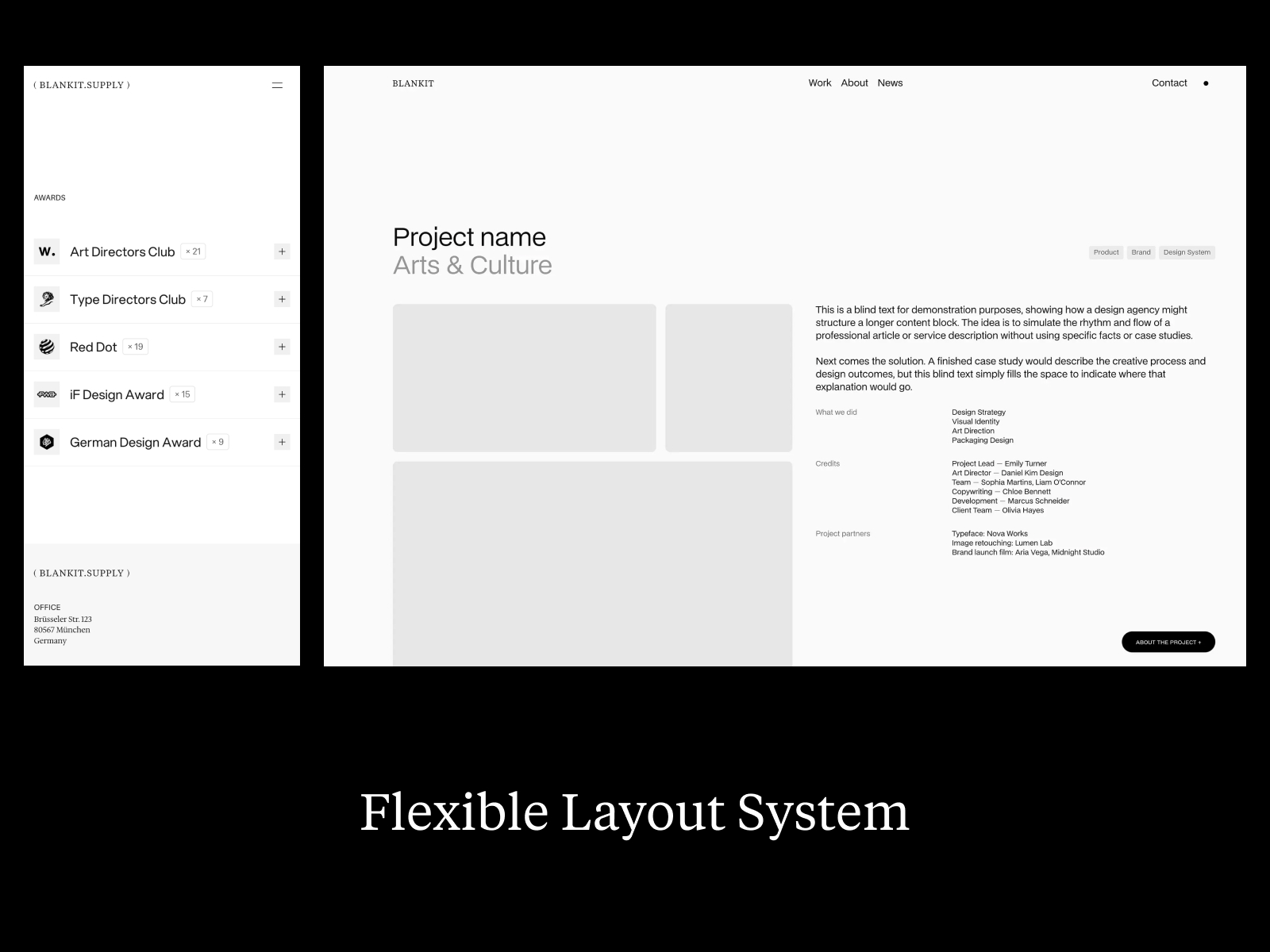Blankit – Ultimate Portfolio System for Framer